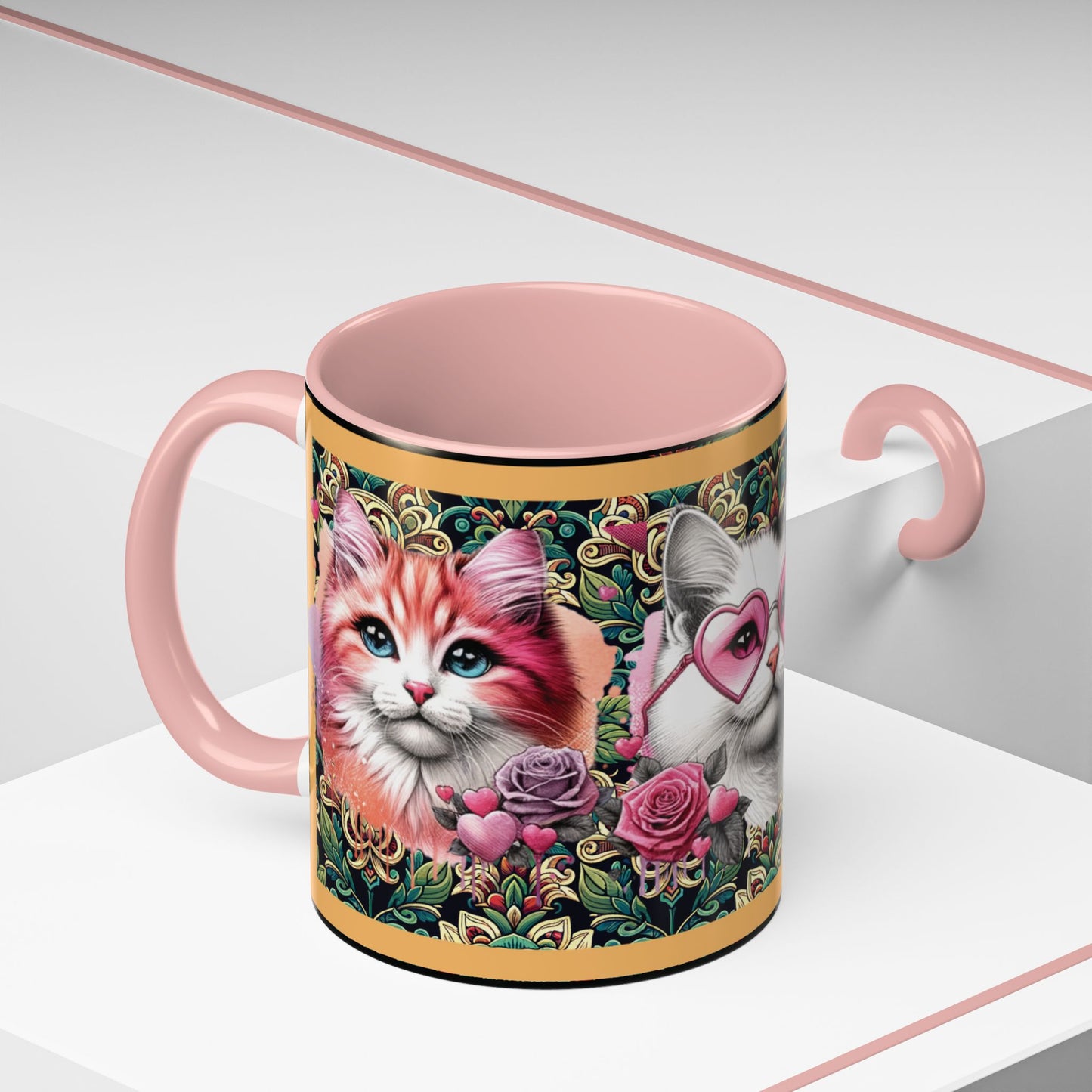 Coffee Mug Kittens Friends