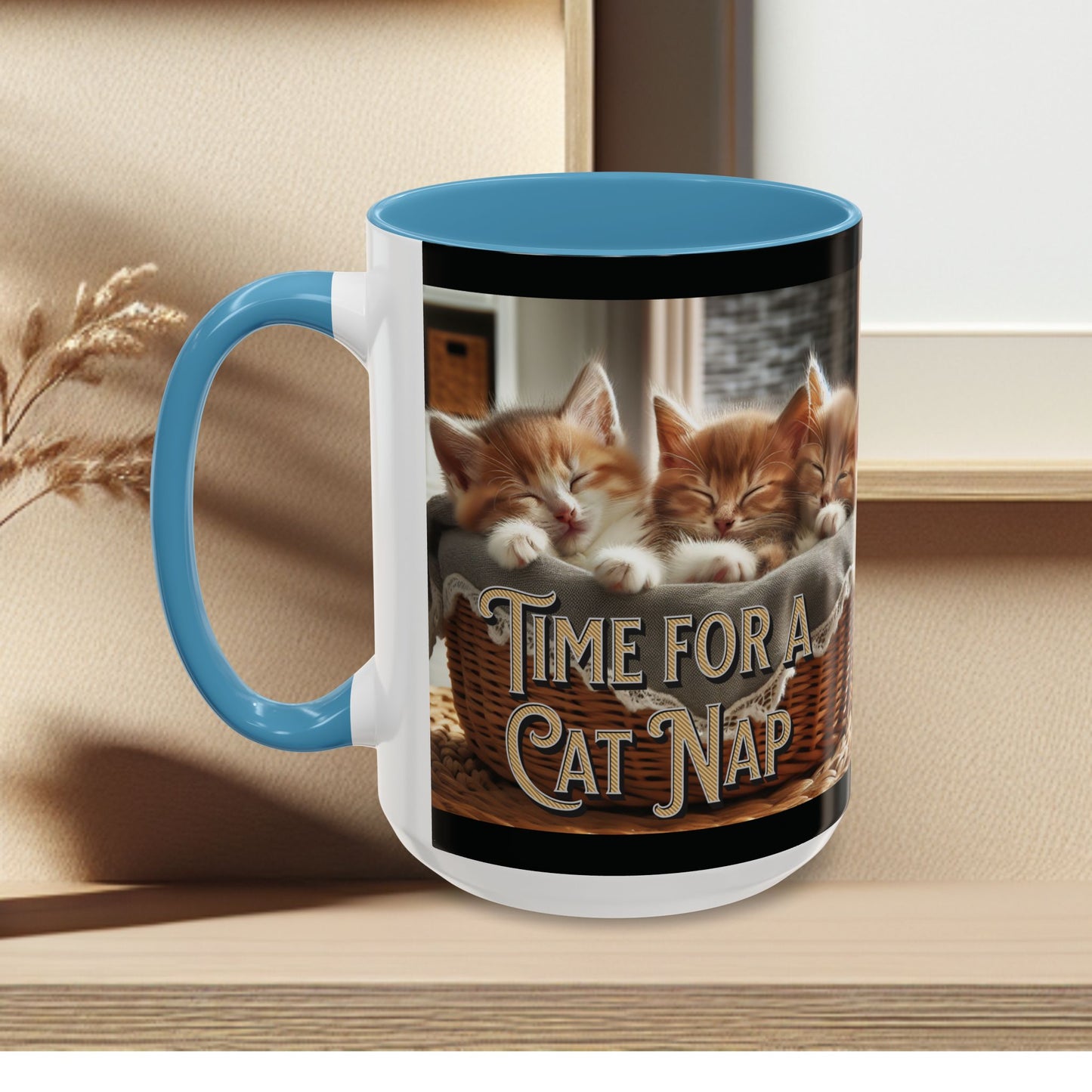 Coffee Mug - Time for a Cat Nap Accent (11, 15oz)