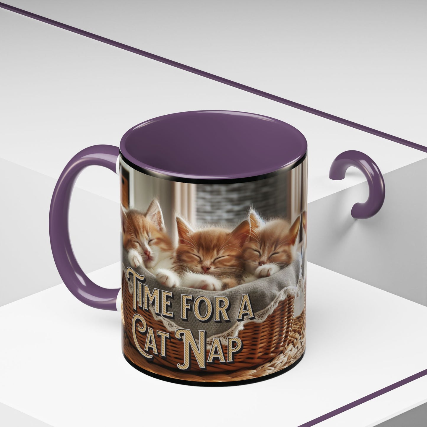 Coffee Mug - Time for a Cat Nap Accent (11, 15oz)