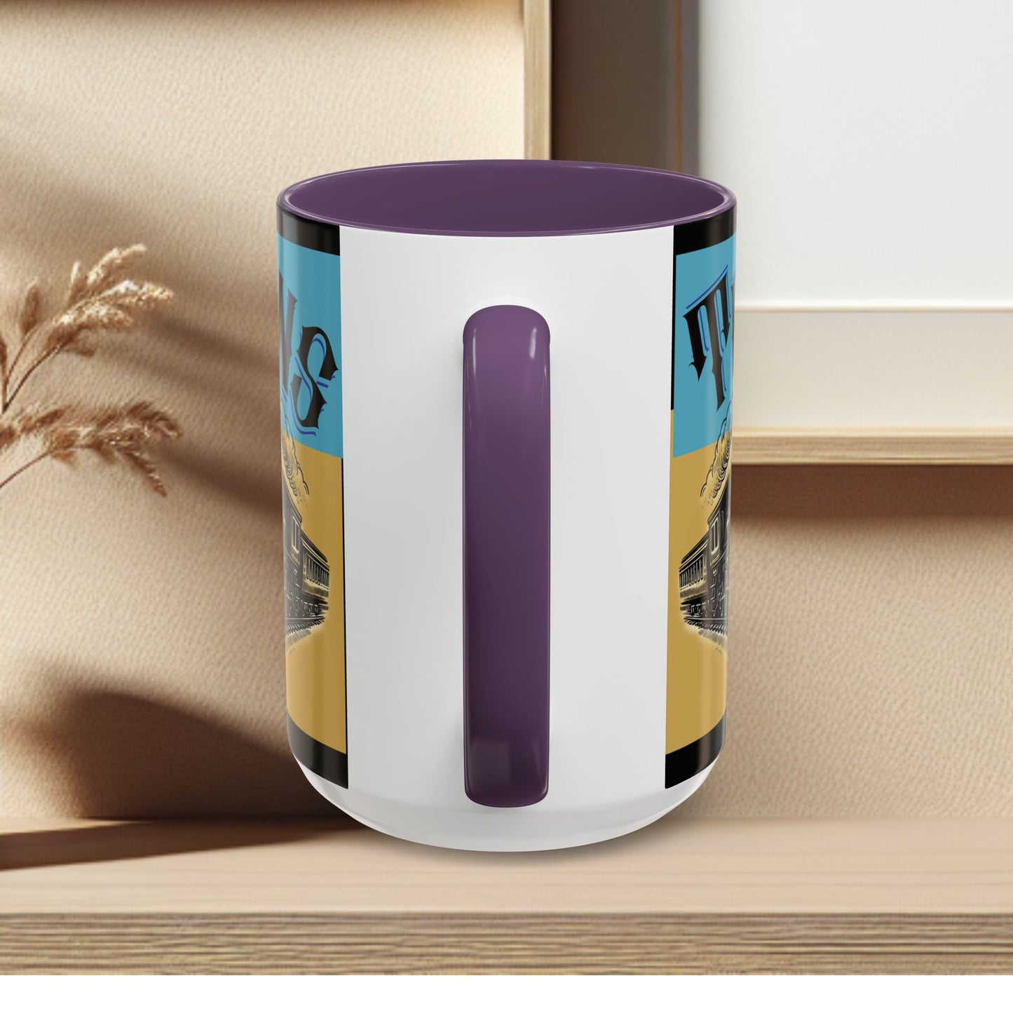 Mug-Trains Accent Coffee Mug