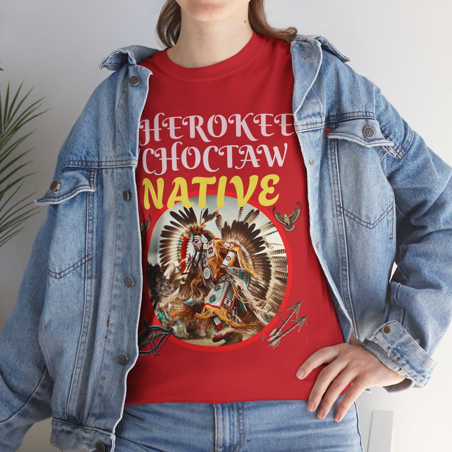 Cherokee / Choctaw Native- Heavy Cotton Tee