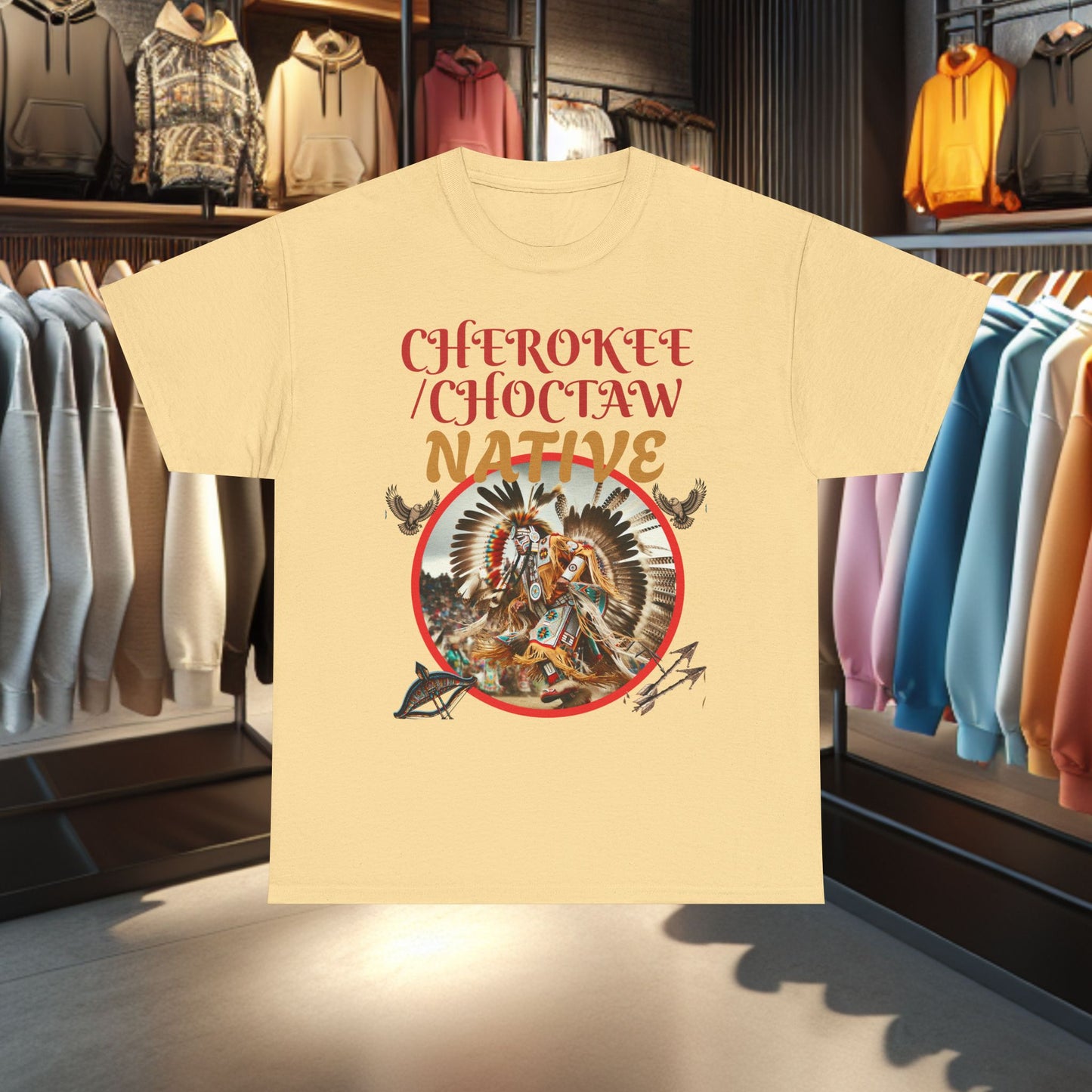 Cherokee / Choctaw Native- Heavy Cotton Tee
