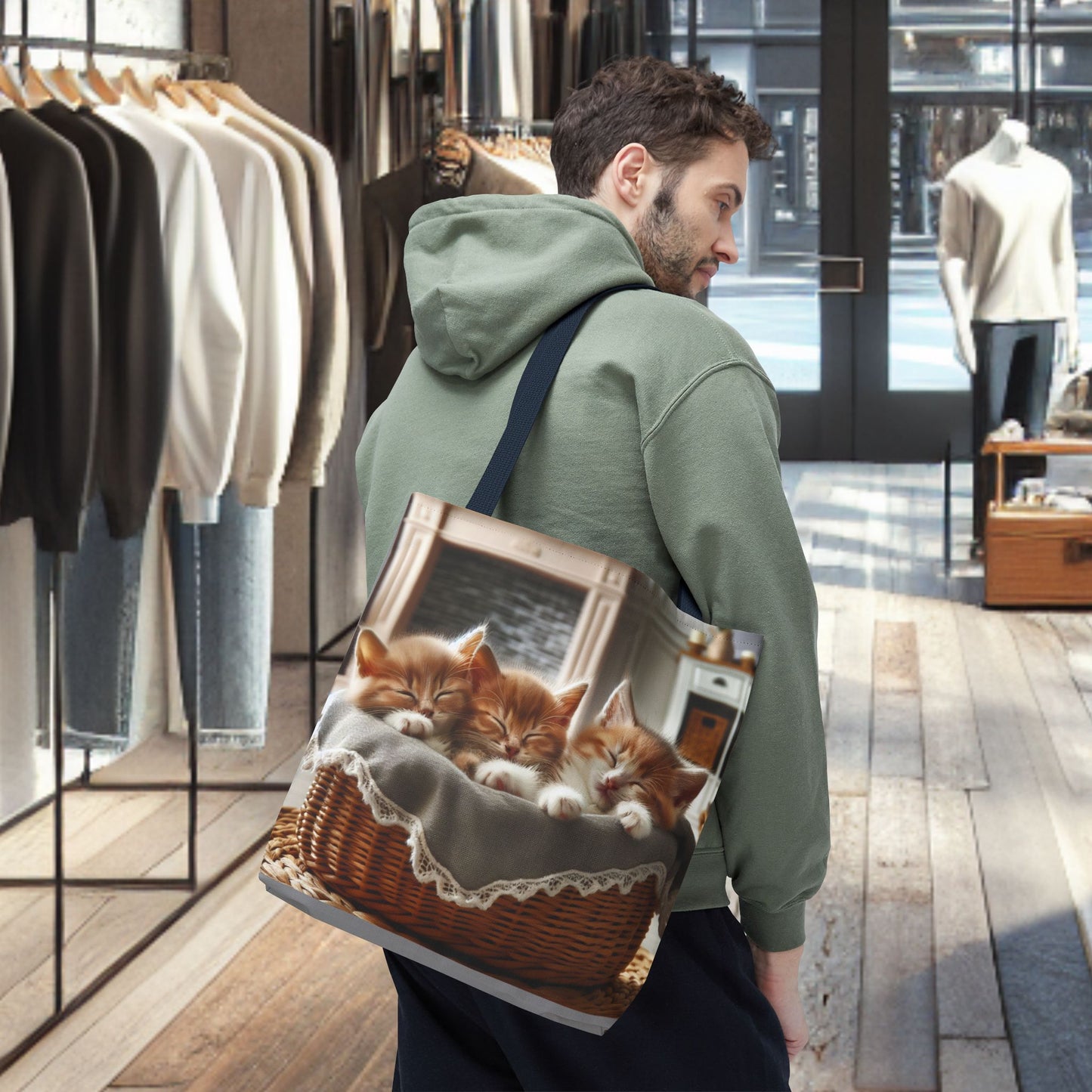 Tote Bag- Cat Nap - Tote Bag (AOP)