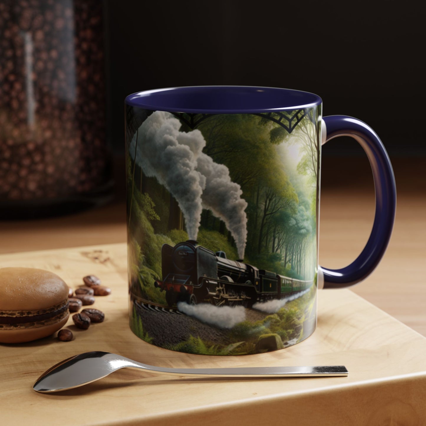 Mug - Jungle Train - Accent Coffee Mug (11oz, 15oz) (AOP)