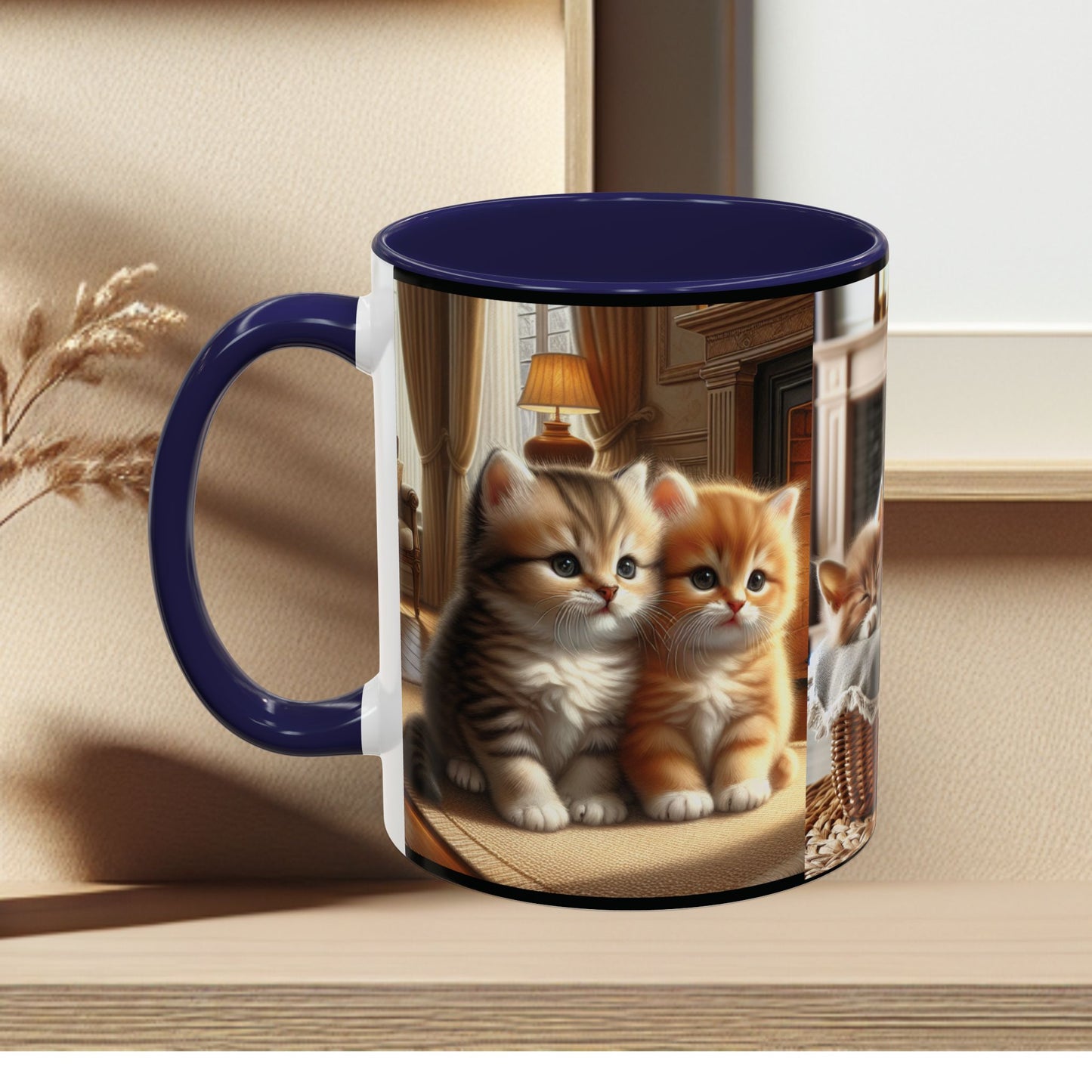 Mug- Kittens - Accent Coffee Mug (11oz, 15oz) (AOP)
