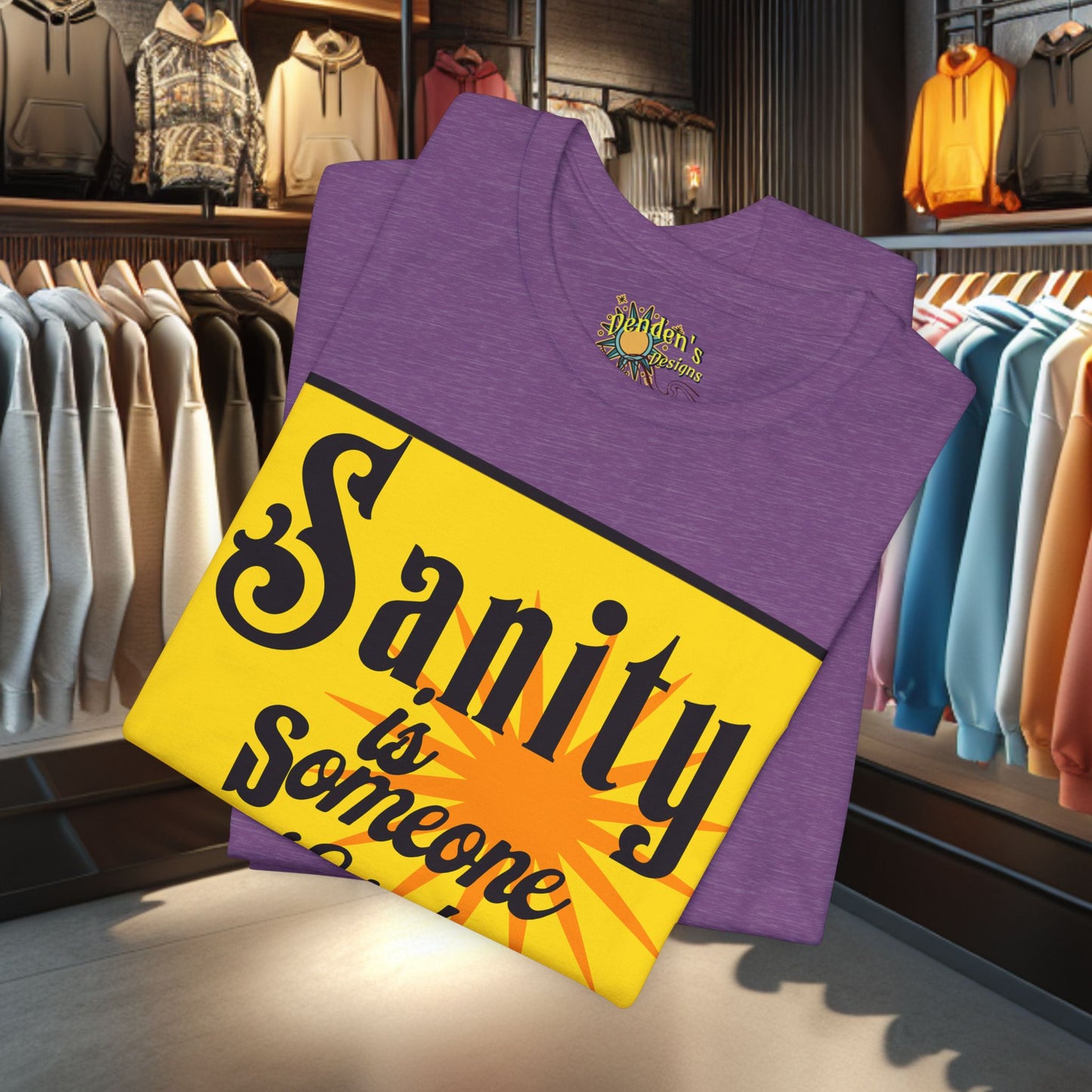 Funny Sanity Unisex Tee