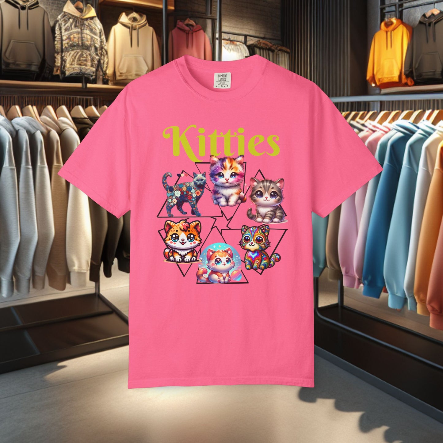 Kitties Unisex T-Shirt - Cat Lover's Gift, Cute Cats