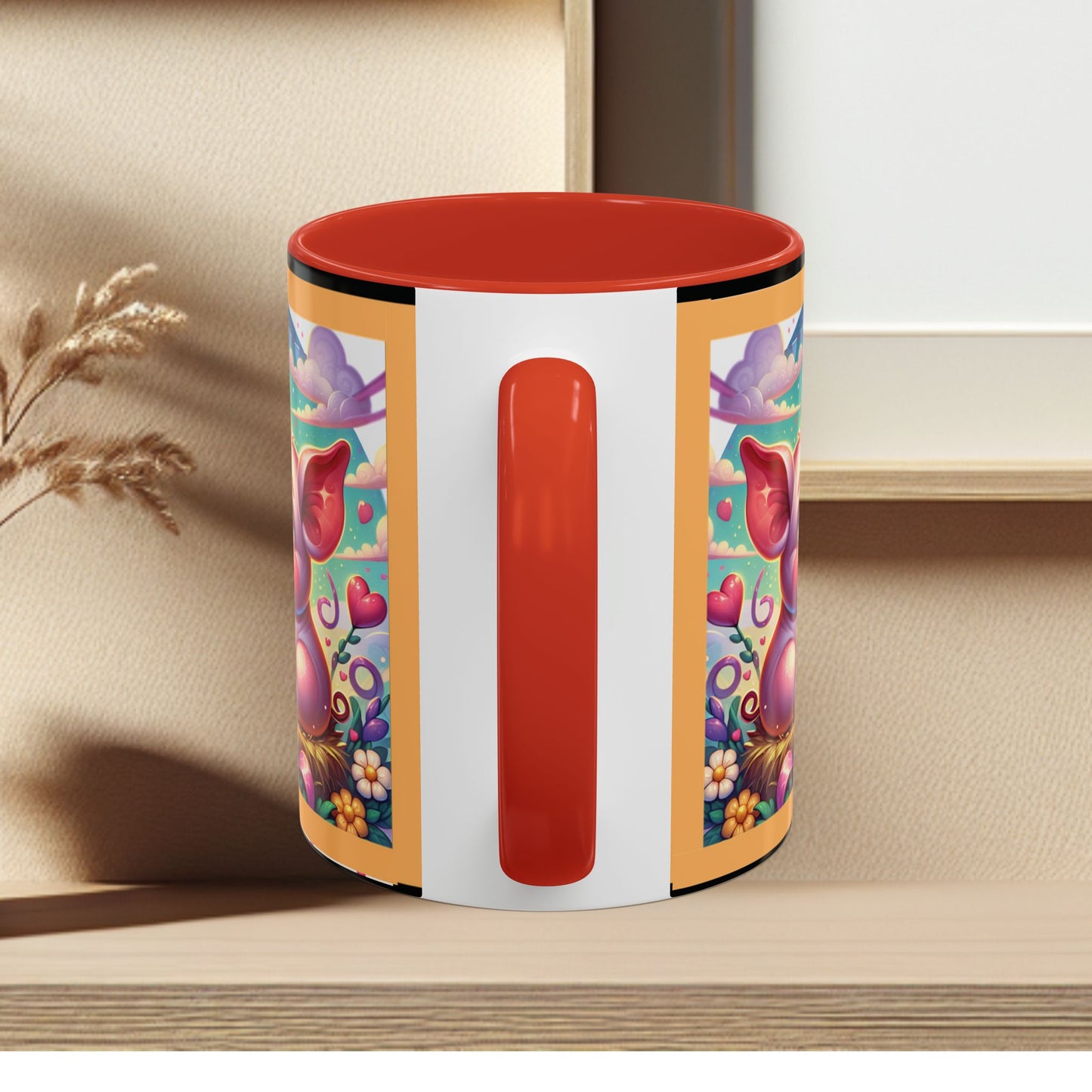 Coffee Mug Love Pigs Picknick 11, 15oz