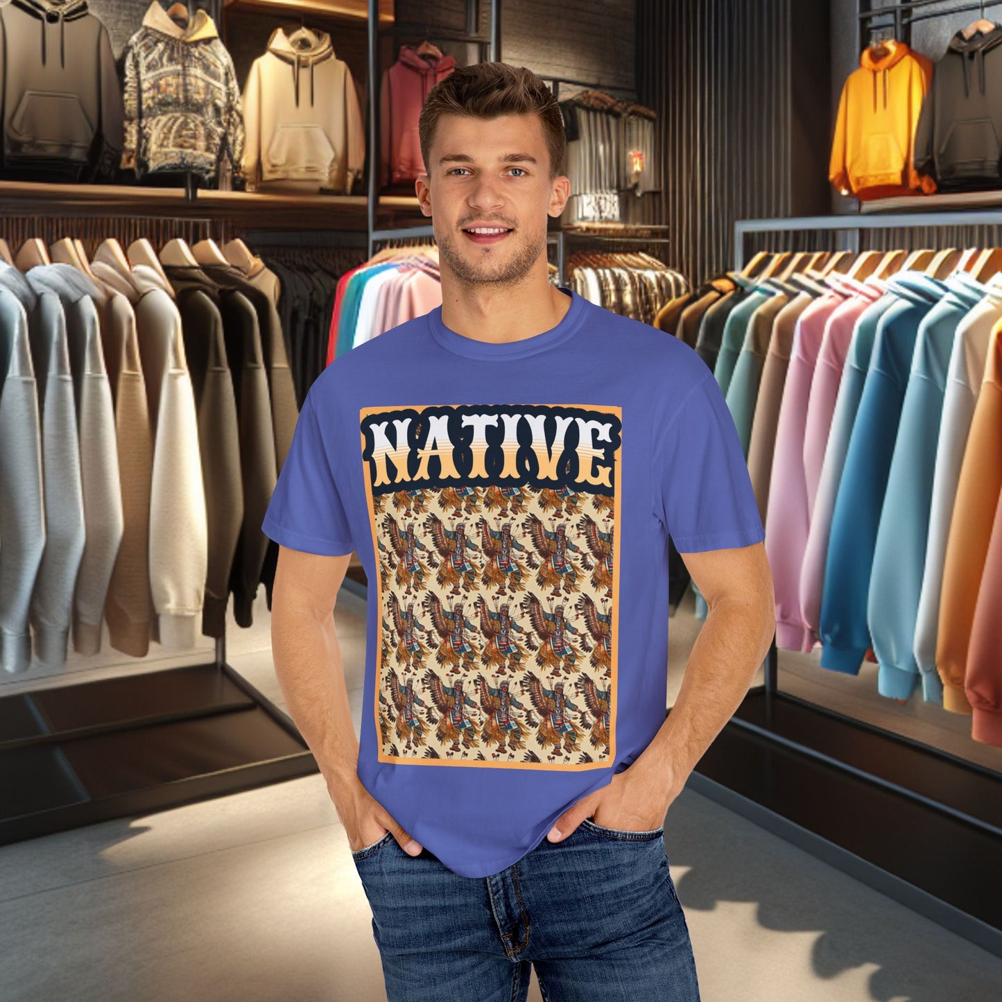 Unisex T-shirt - POW-WOW Native Dancers - Tee Shirt-