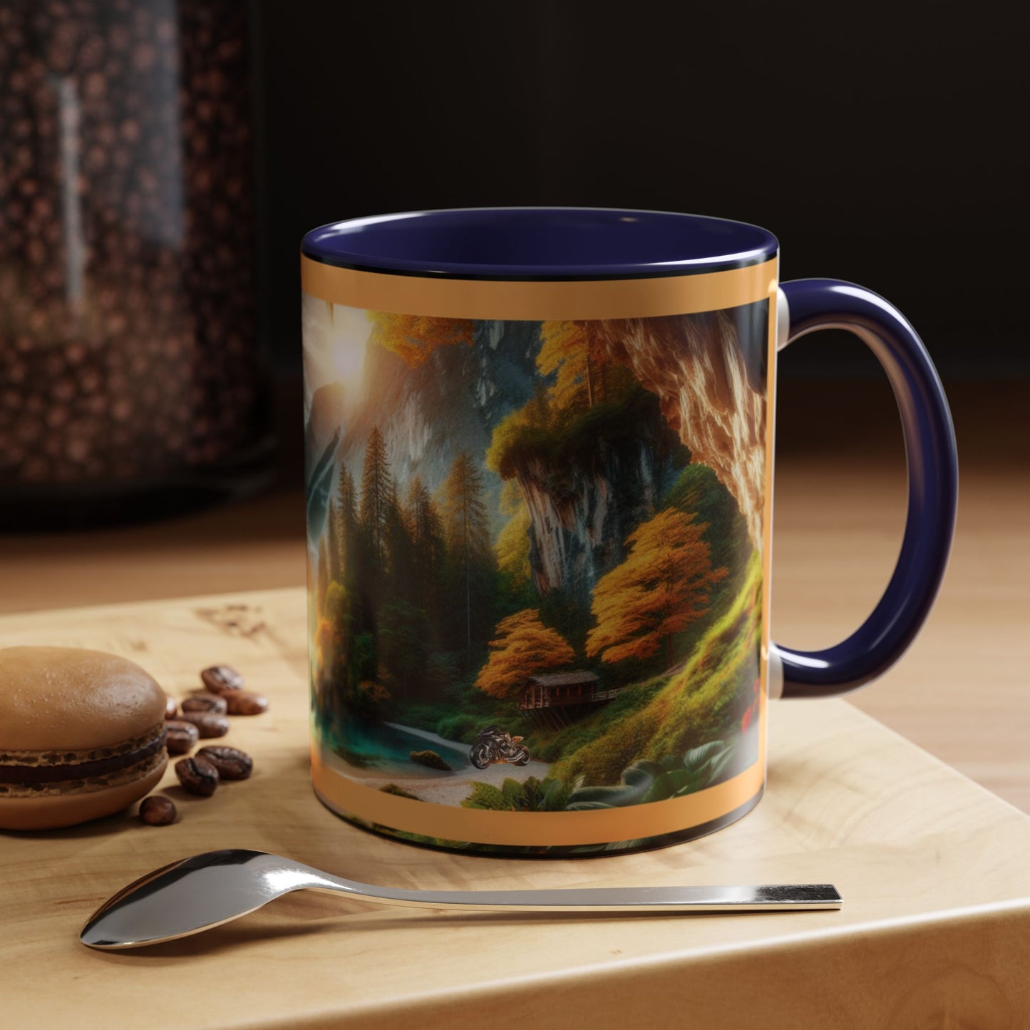Mug: By the River-Accent Coffee Mug (11oz, 15oz)