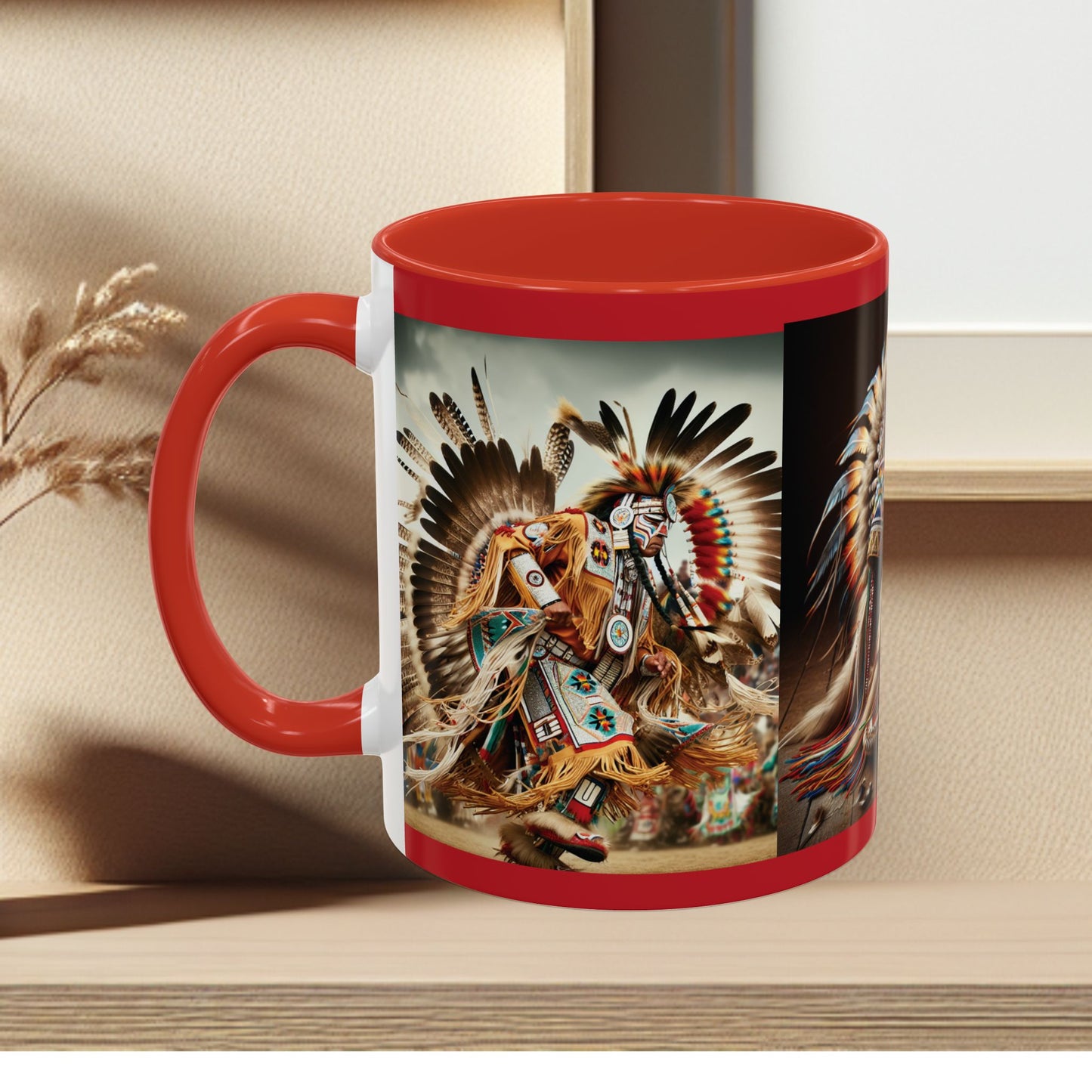 Mug- Native Dancer - Coffee Mug (11 oz, 15 oz) (AOP)