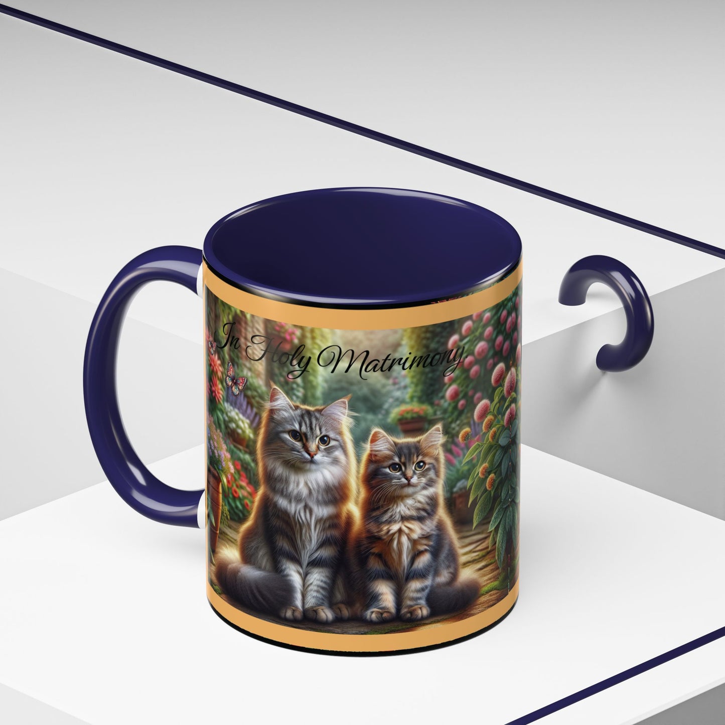 Coffee Mug Cat Wedding