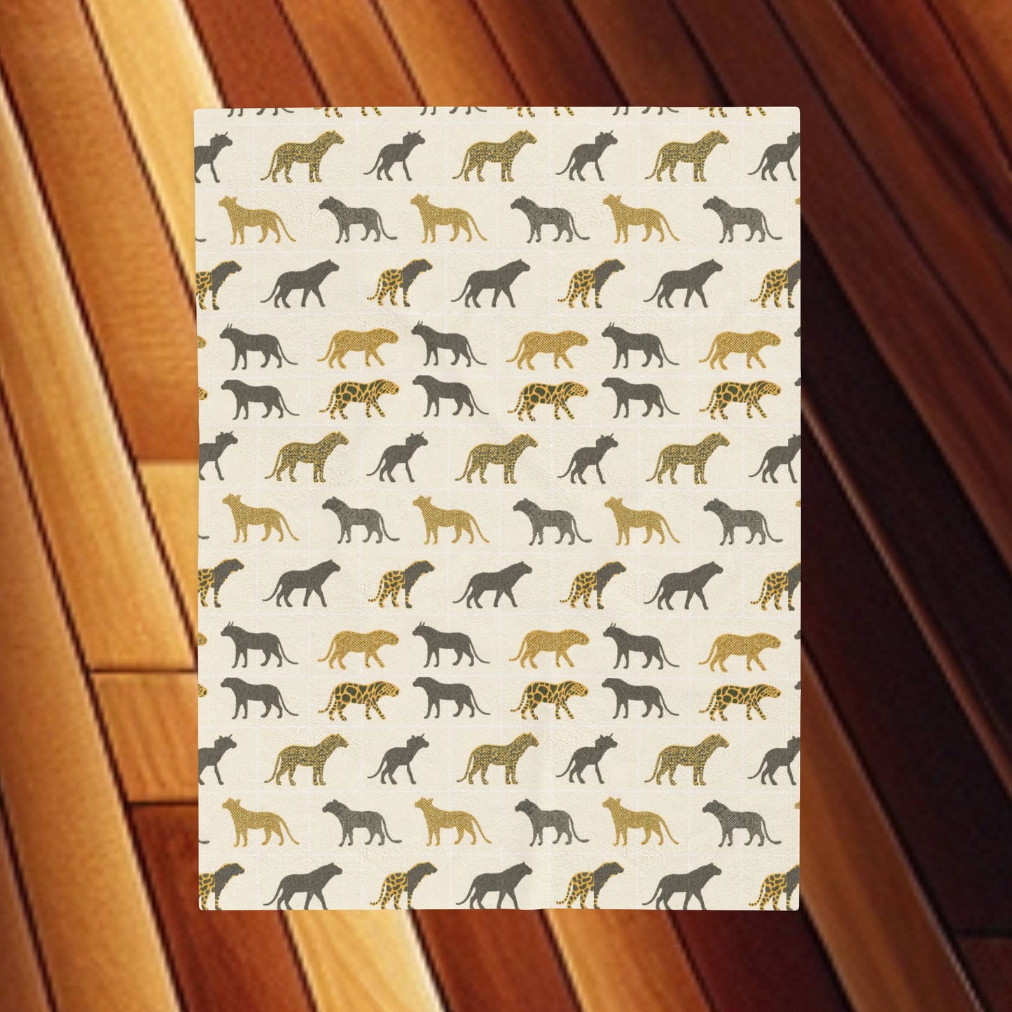 Animal Print Velveteen Plush Blanket