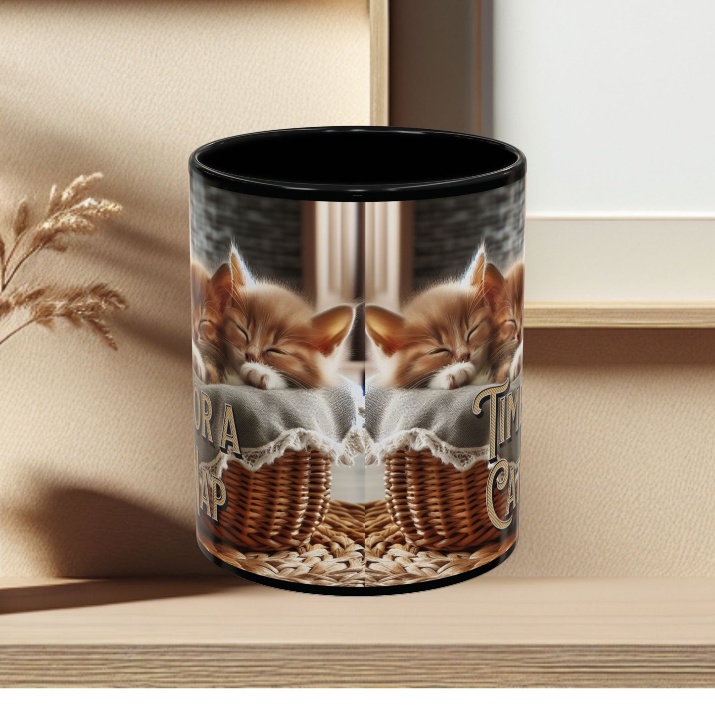 Coffee Mug - Time for a Cat Nap Accent (11, 15oz)