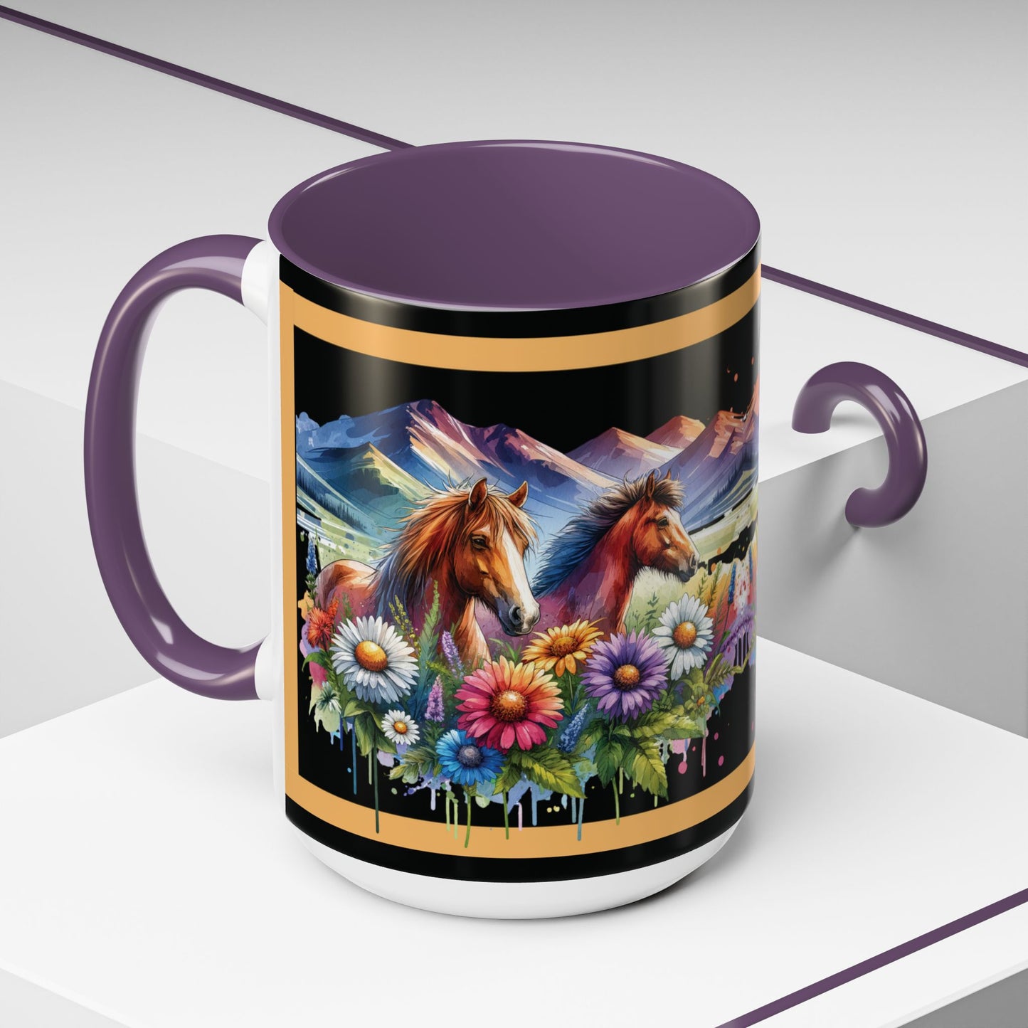 Mug Coffee Wild Horses 11oz 15oz