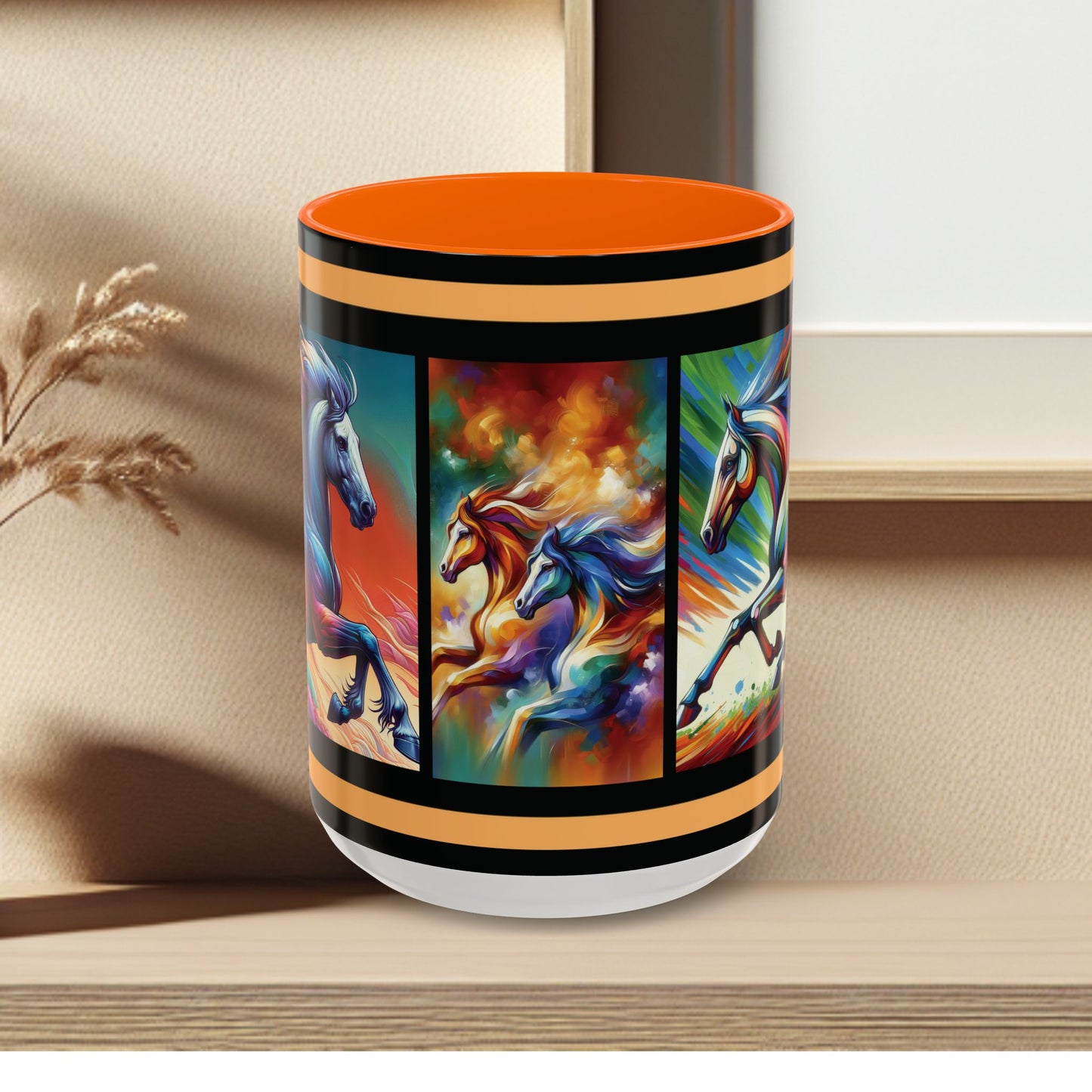 Coffee Mug Cloud Horses 11oz, 15oz