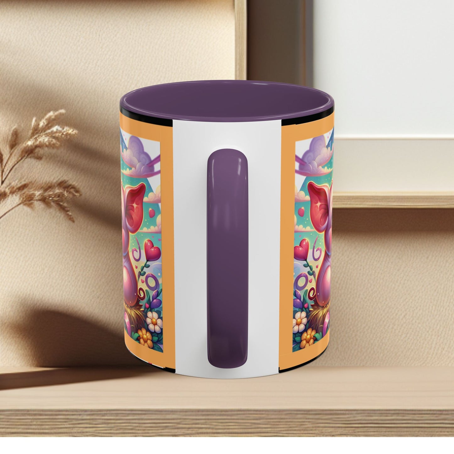 Coffee Mug Love Pigs Picknick 11, 15oz