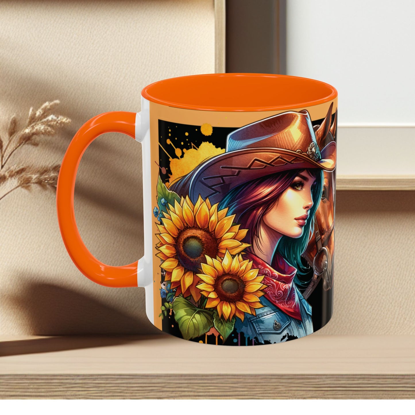 Coffee Mug Cowgirls and they're Horses