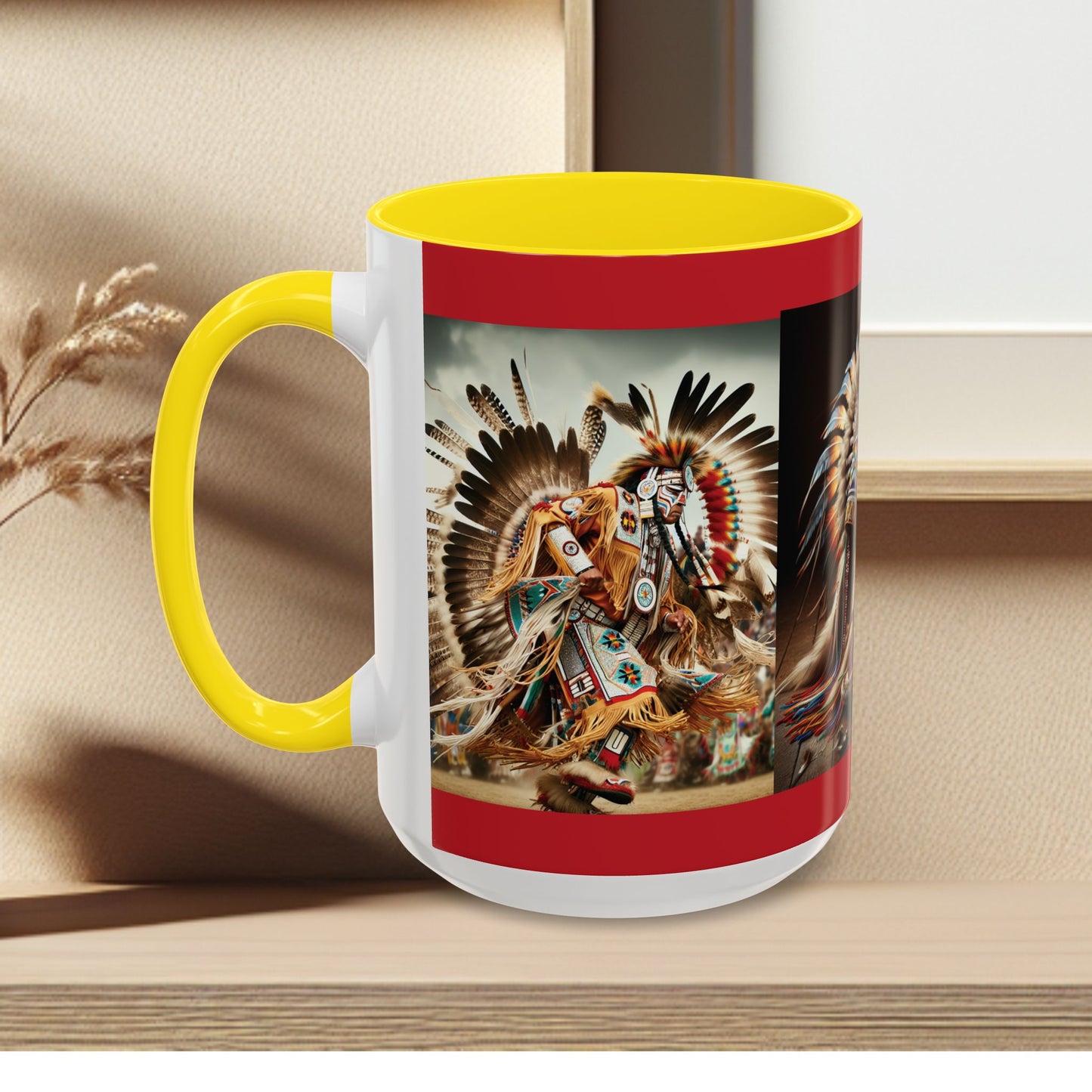 Mug- Native Dancer - Coffee Mug (11 oz, 15 oz) (AOP)