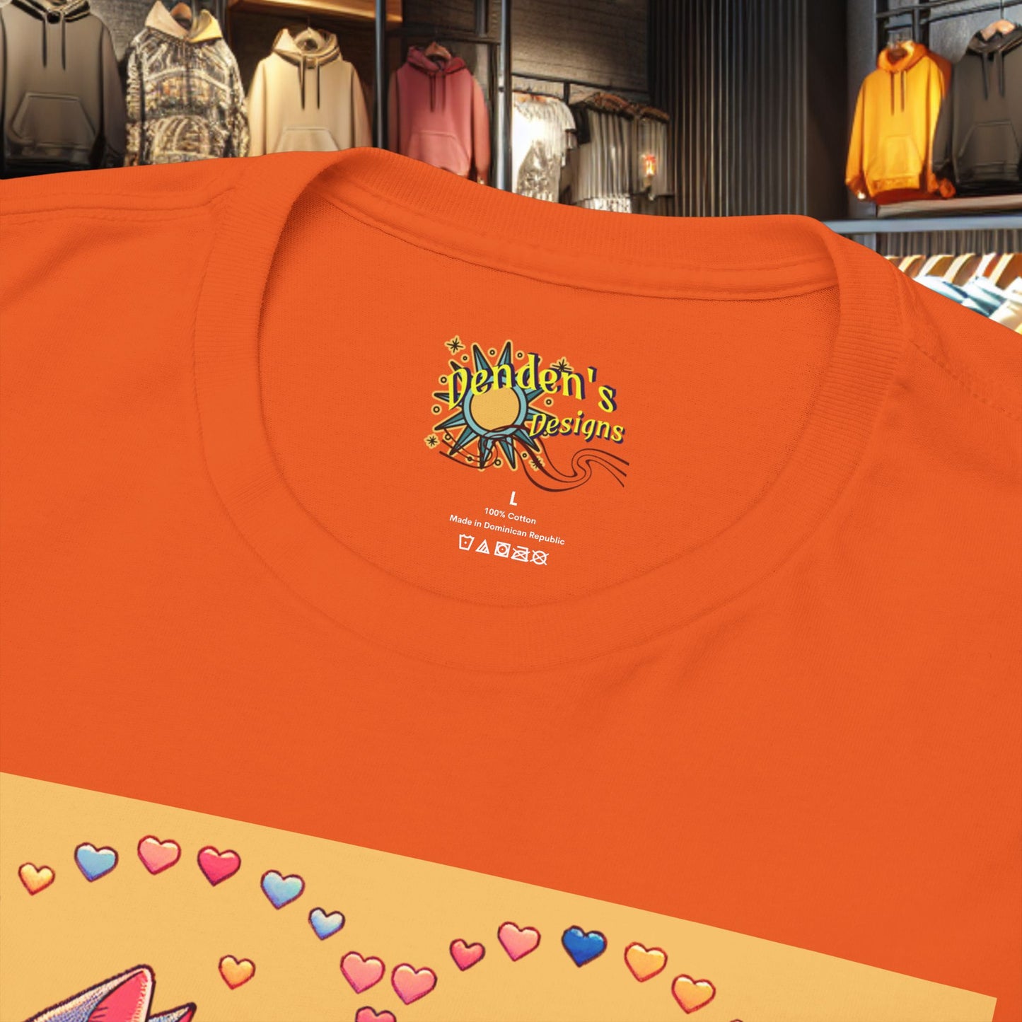 Loving Cat Flower Mozaic T-Shirt