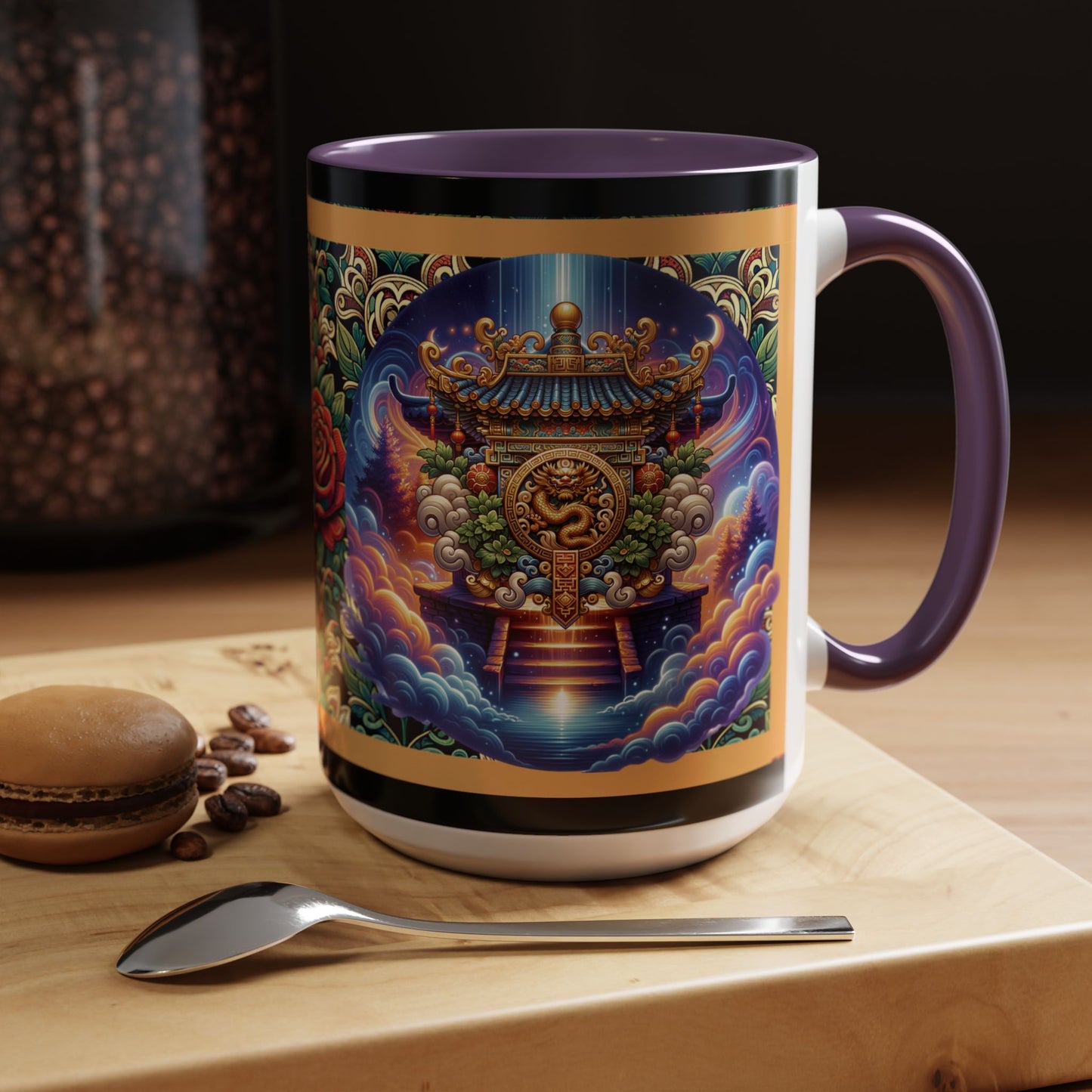 Mug Mystic Temple Rose Coffee Mug 11oz 15oz