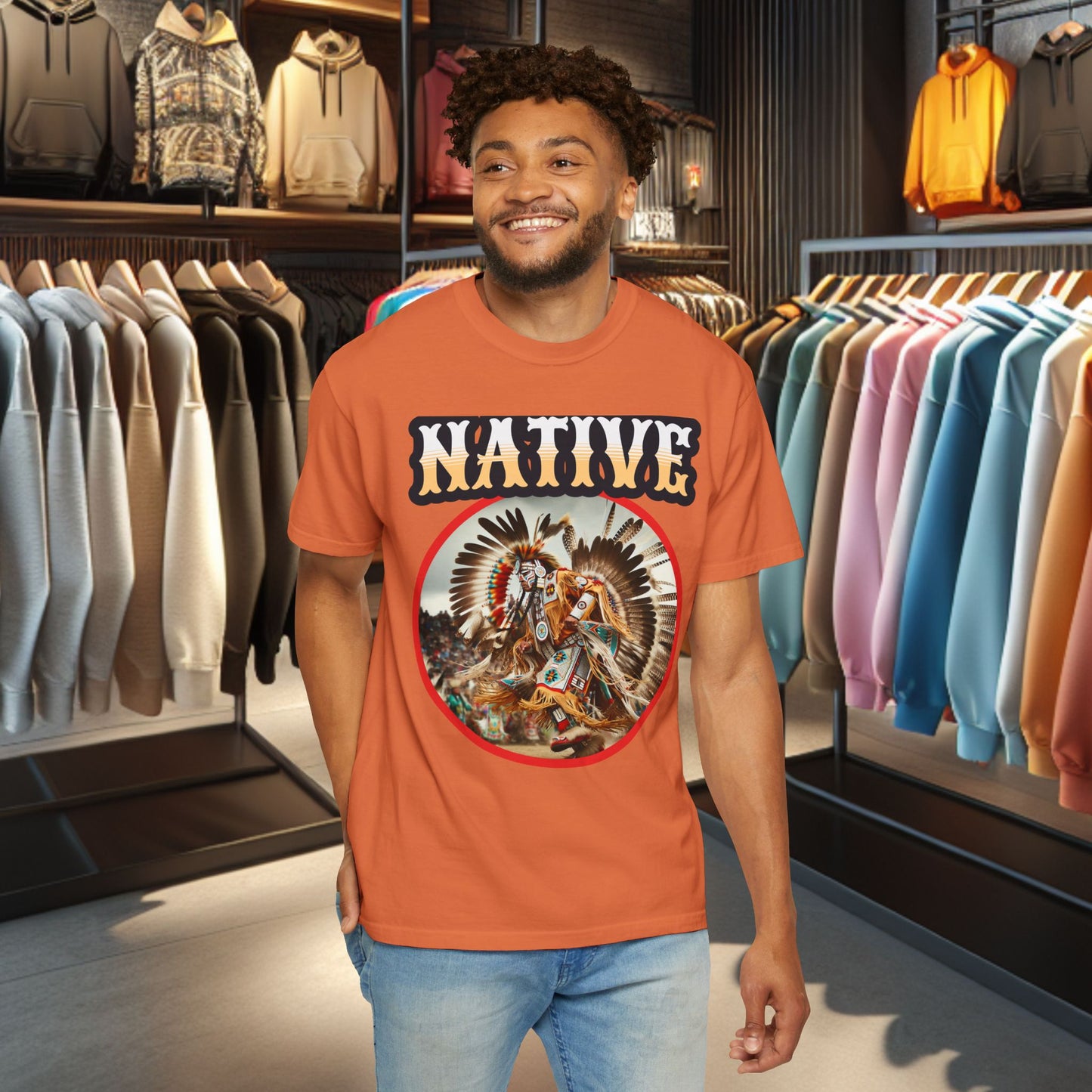 Unisex T-shirt - Native Dancer - Tee Shirt-