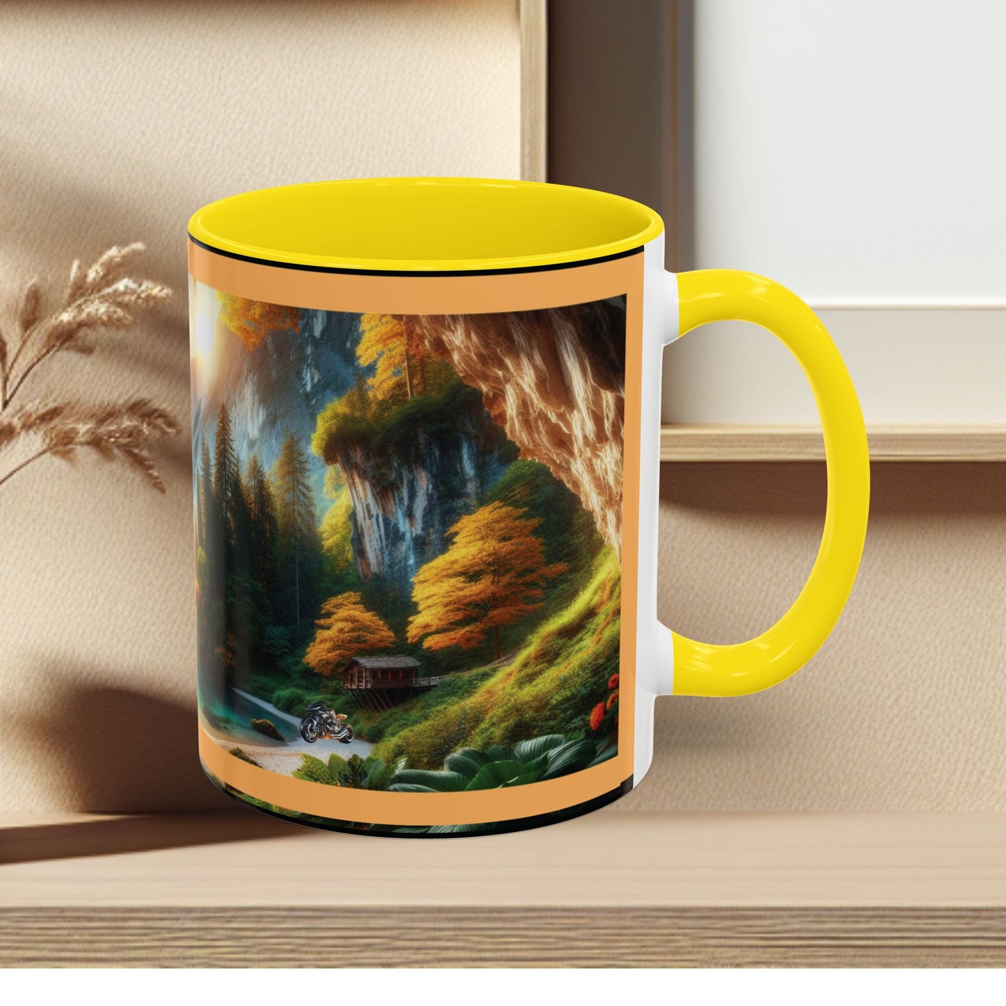 Mug: By the River-Accent Coffee Mug (11oz, 15oz)