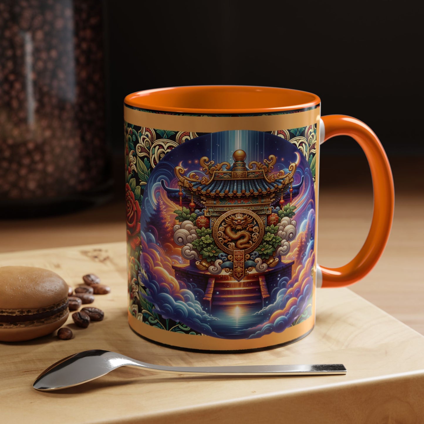 Mug Mystic Temple Rose Coffee Mug 11oz 15oz