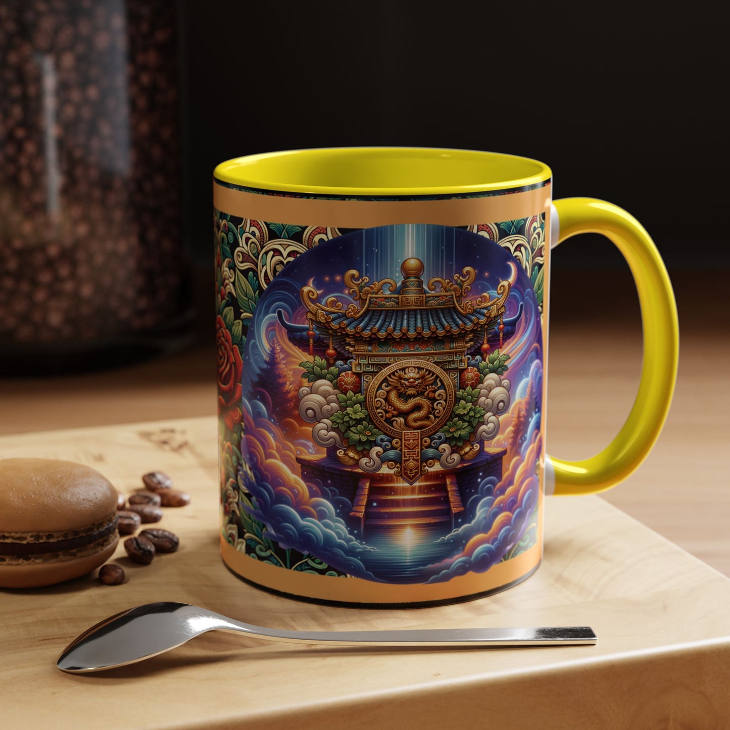 Mug Mystic Temple Rose Coffee Mug 11oz 15oz