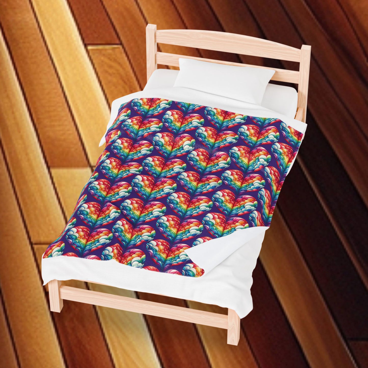 Velveteen Plush Blanket - Harts in the Sky