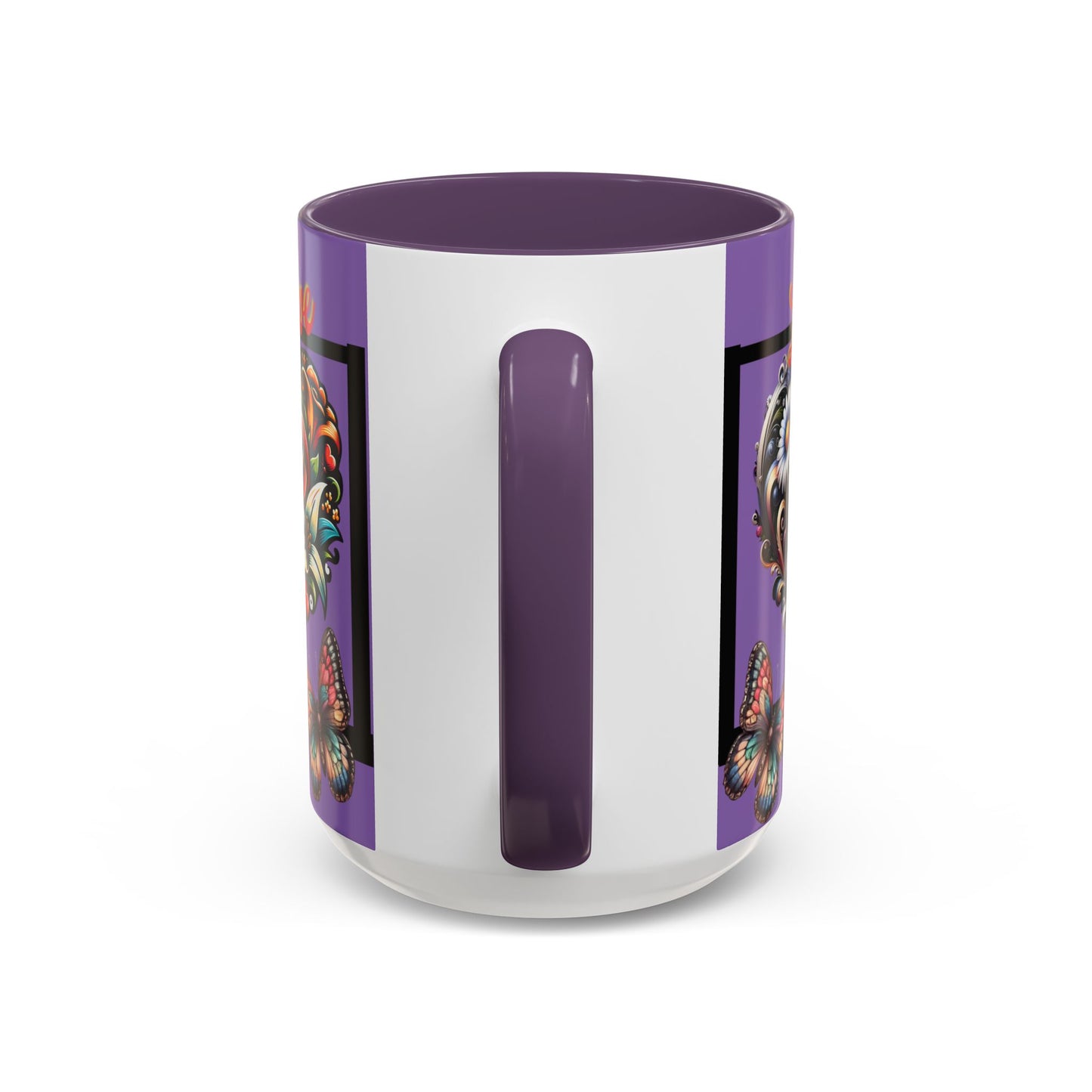 Love Coffee Mug - Vibrant Heart & Horse- Design, 11oz & 15oz