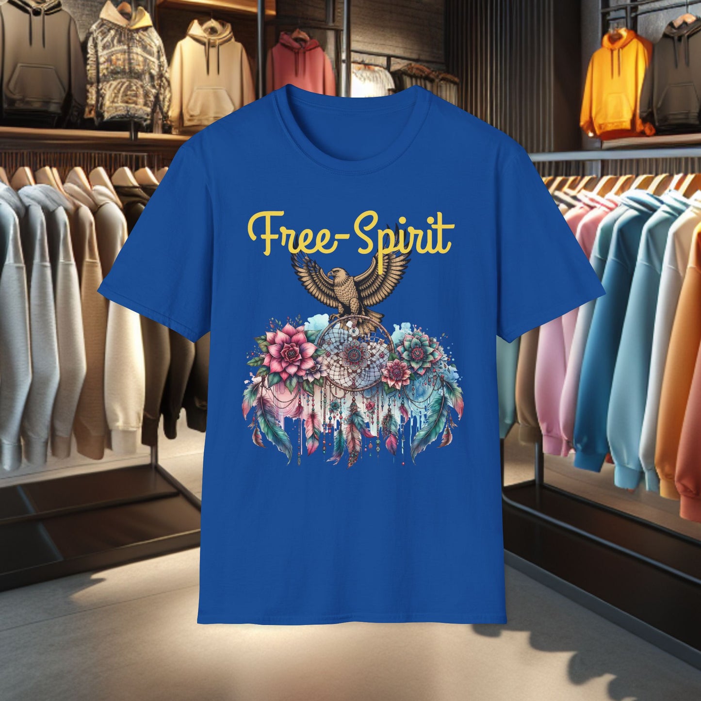 Dreamcatcher Unisex T-Shirt - Free-Spirit - Dreamcatcher & Egals