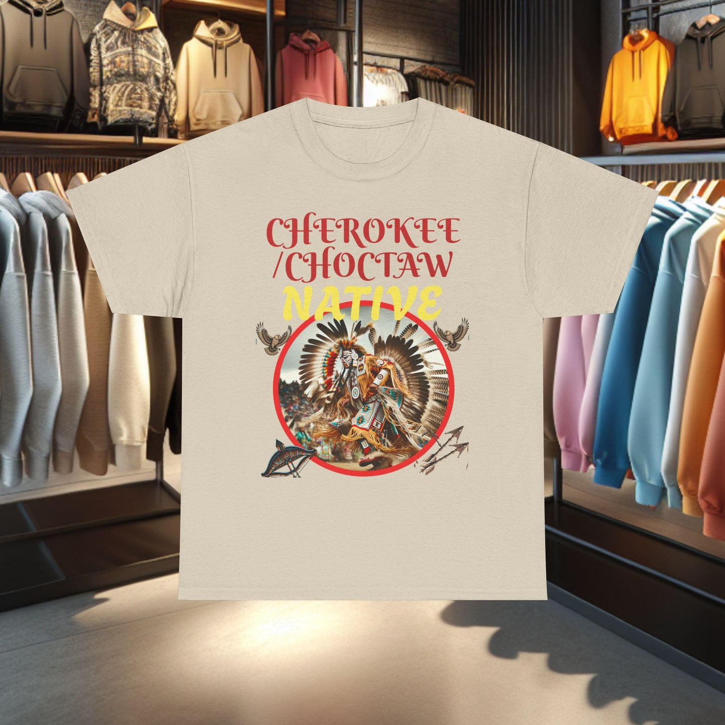 Cherokee / Choctaw Native- Heavy Cotton Tee
