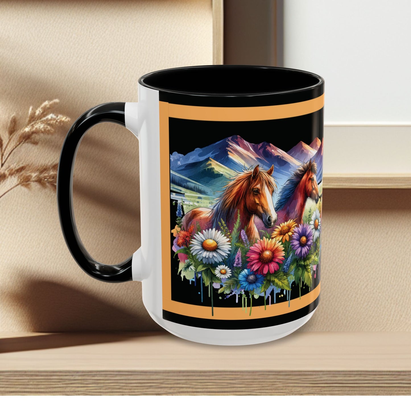 Mug Coffee Wild Horses 11oz 15oz