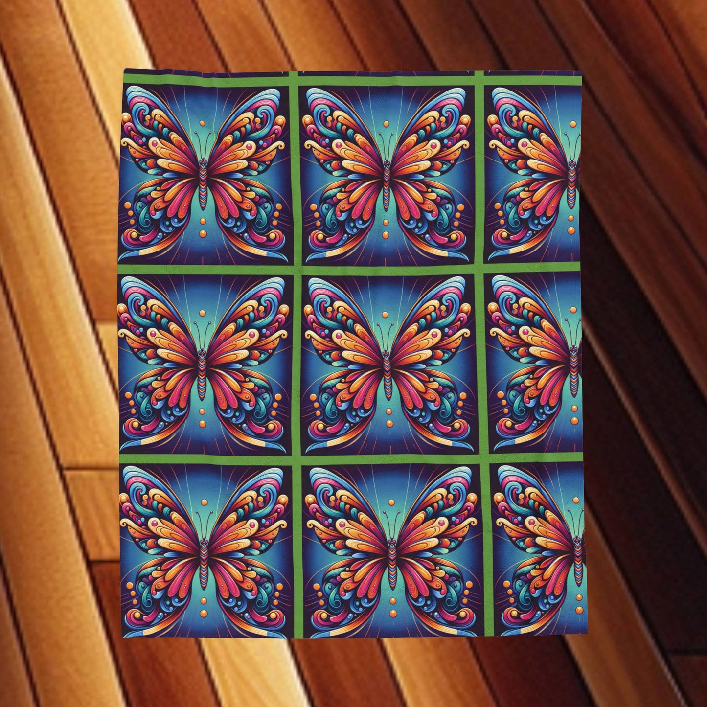 Butterfly Velveteen Plush Blanket