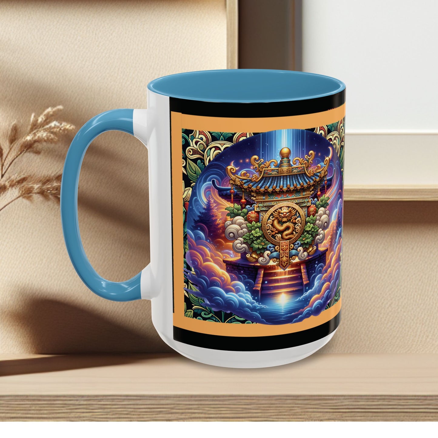 Mug Mystic Temple Rose Coffee Mug 11oz 15oz