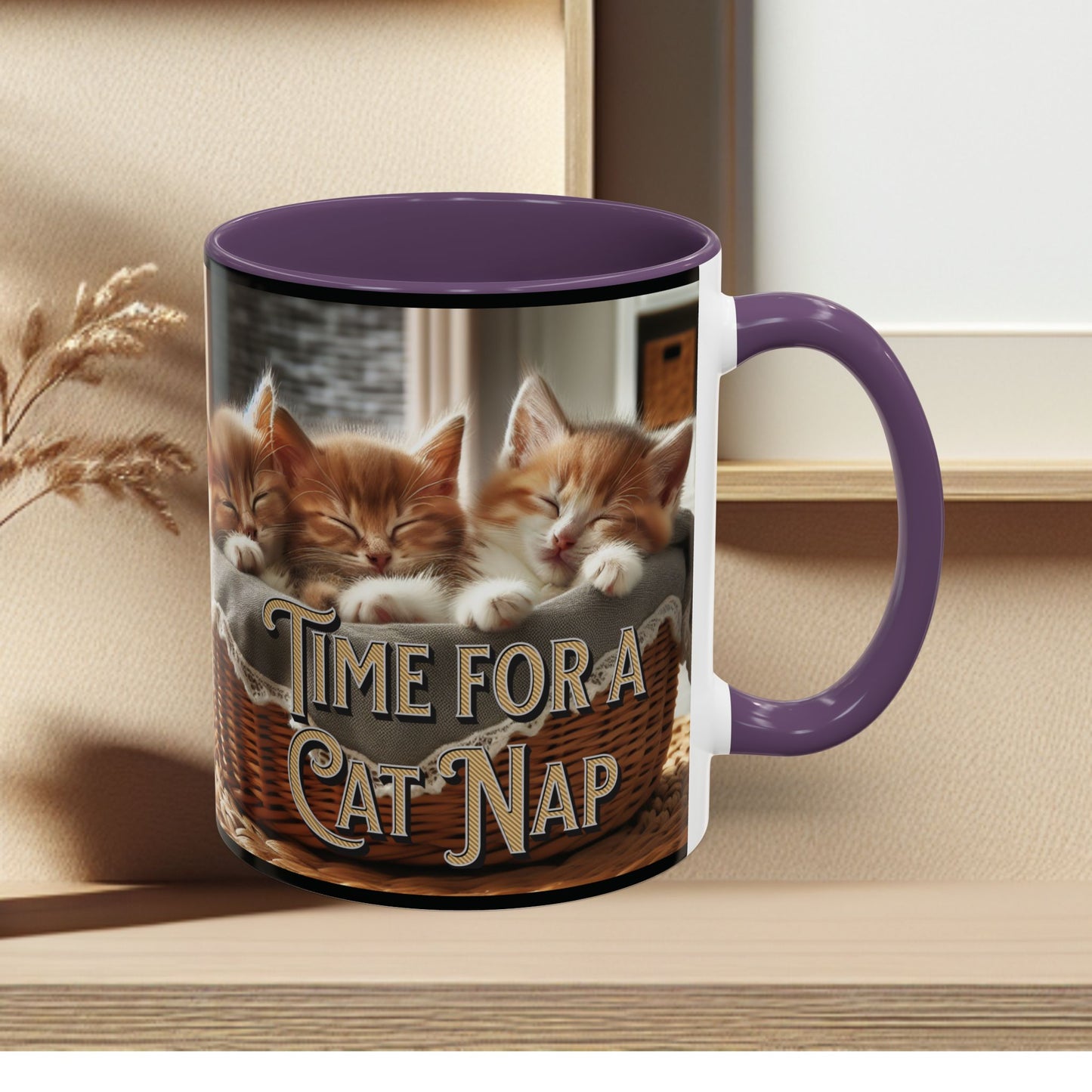 Coffee Mug - Time for a Cat Nap Accent (11, 15oz)