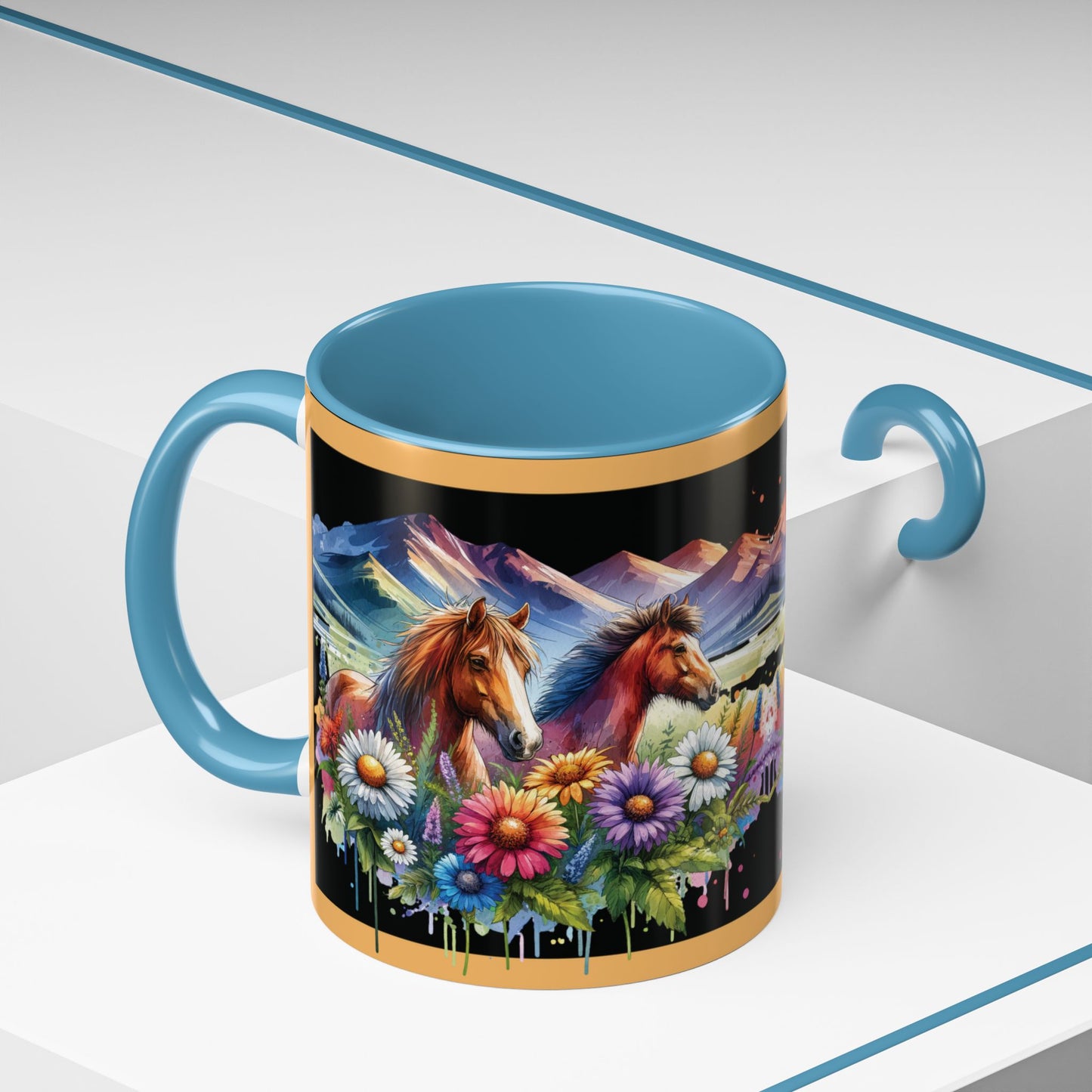 Mug Coffee Wild Horses 11oz 15oz