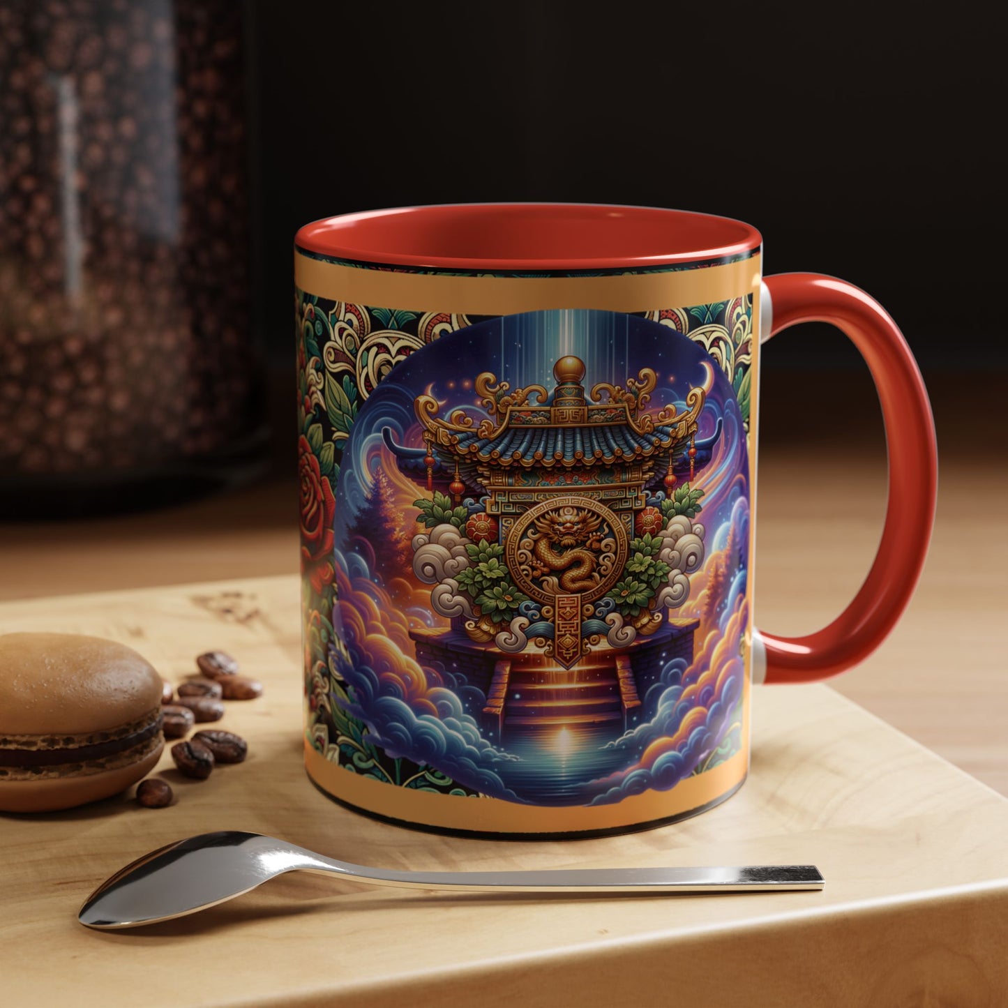 Mug Mystic Temple Rose Coffee Mug 11oz 15oz