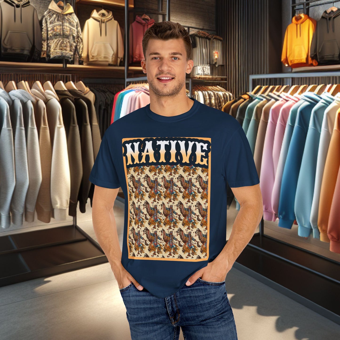 Unisex T-shirt - POW-WOW Native Dancers - Tee Shirt-