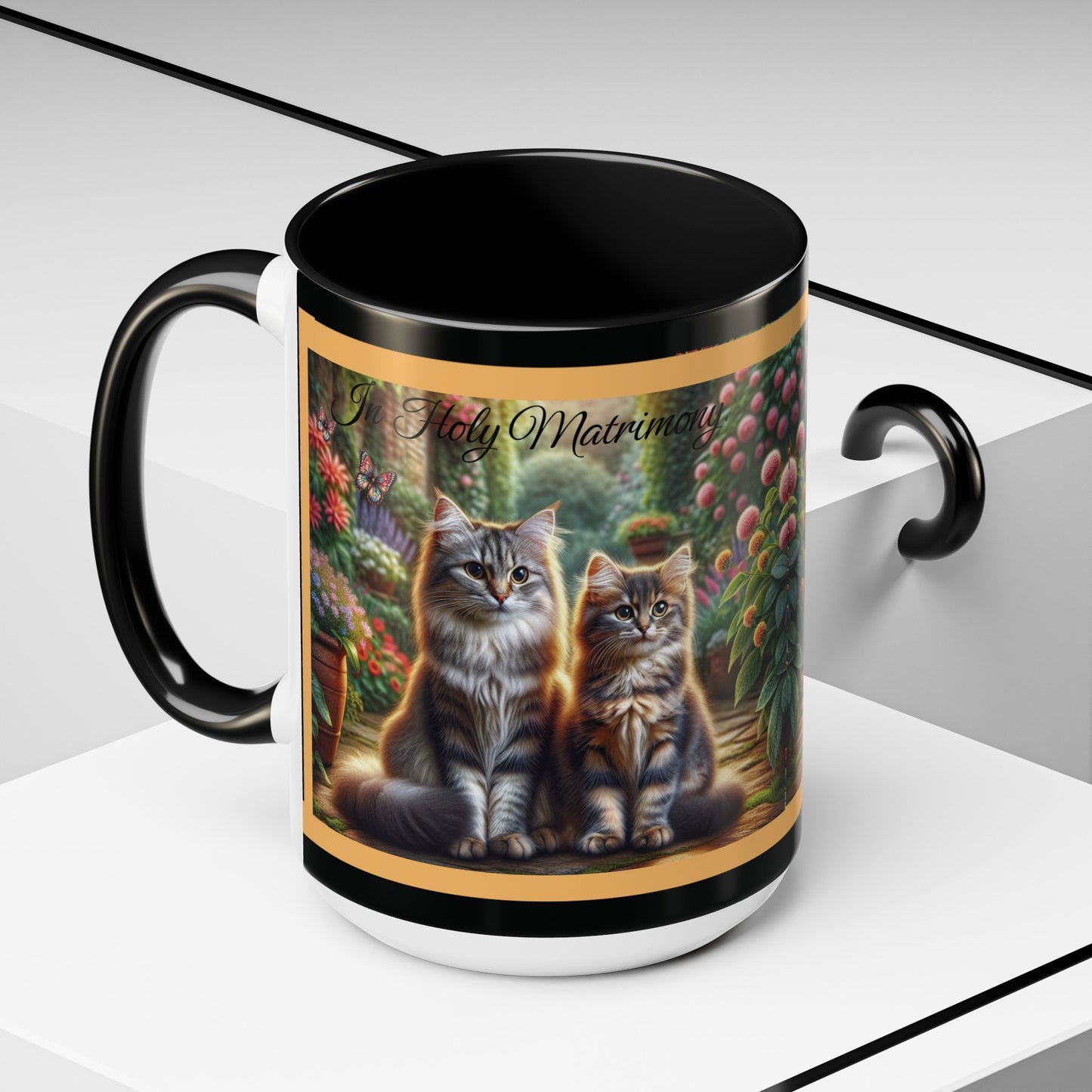 Coffee Mug Cat Wedding