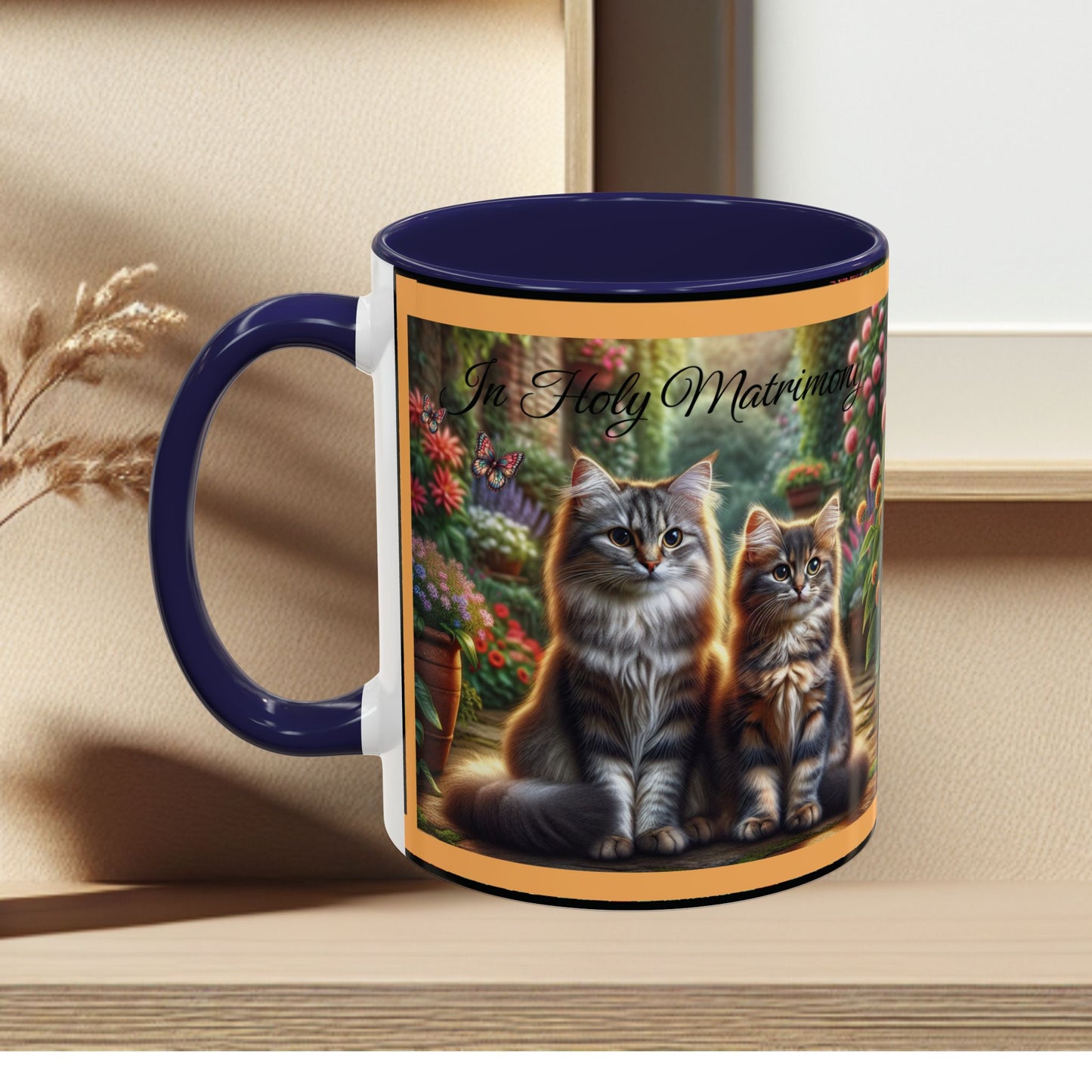 Coffee Mug Cat Wedding