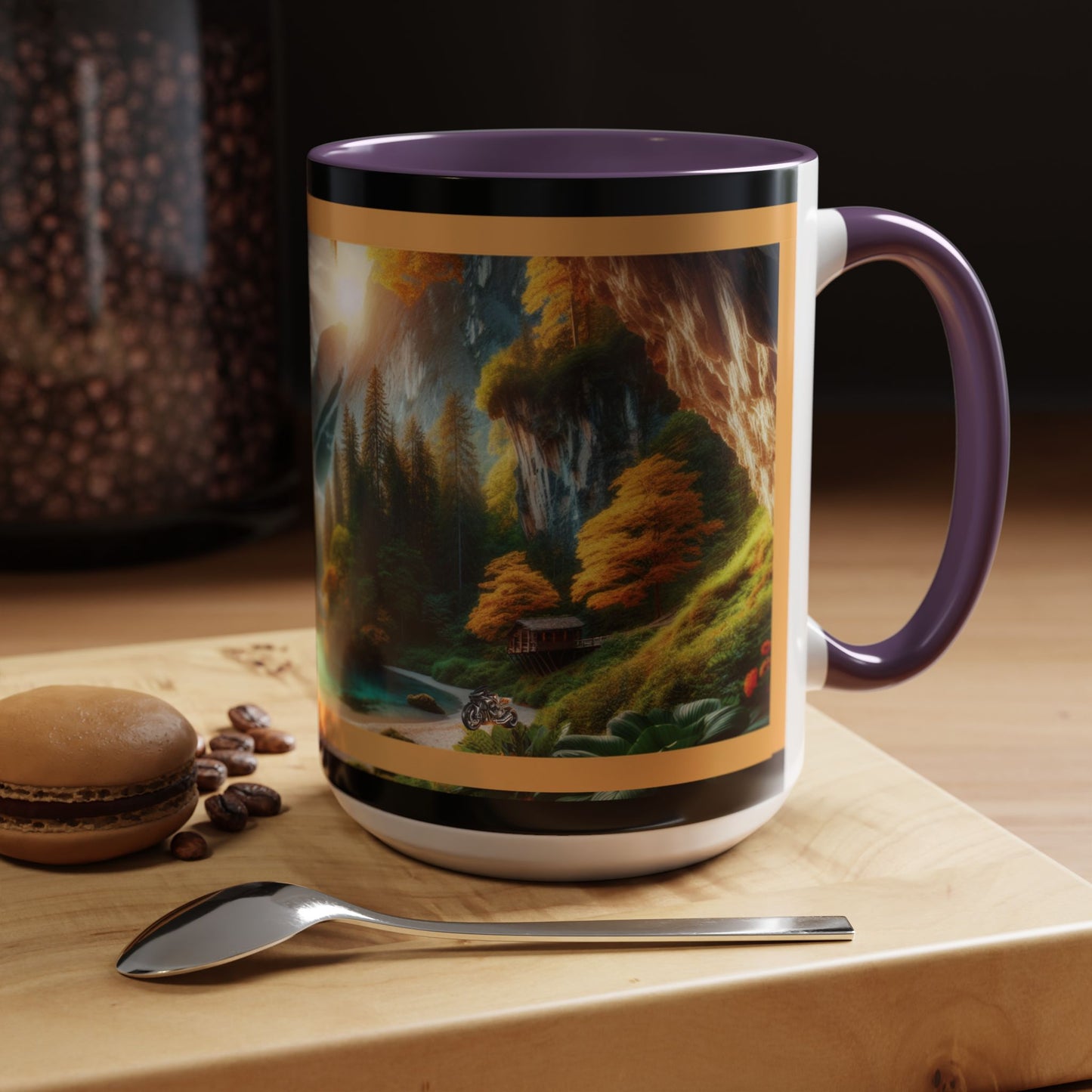 Mug: By the River-Accent Coffee Mug (11oz, 15oz)