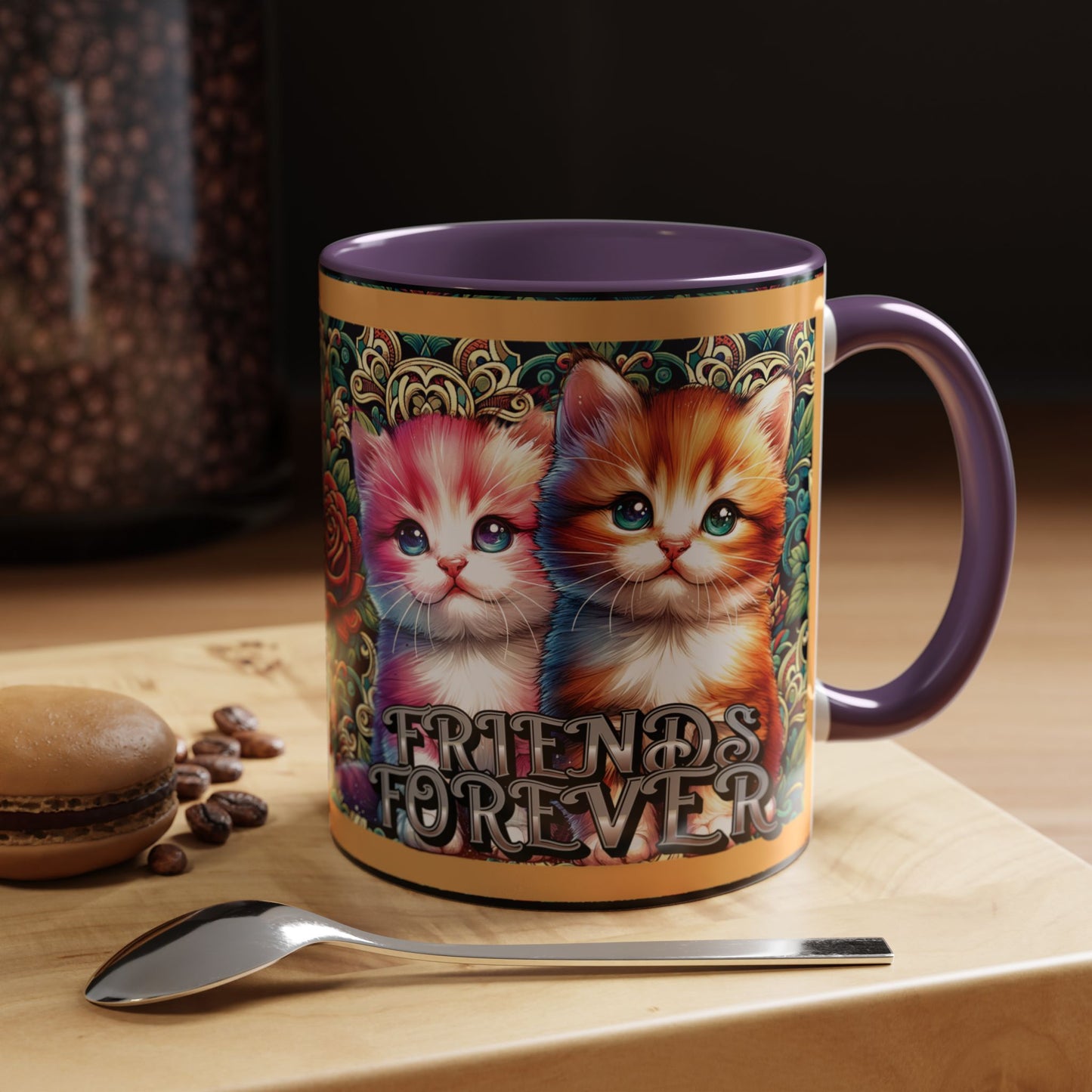 Coffee Mug Kittens Friends Forever