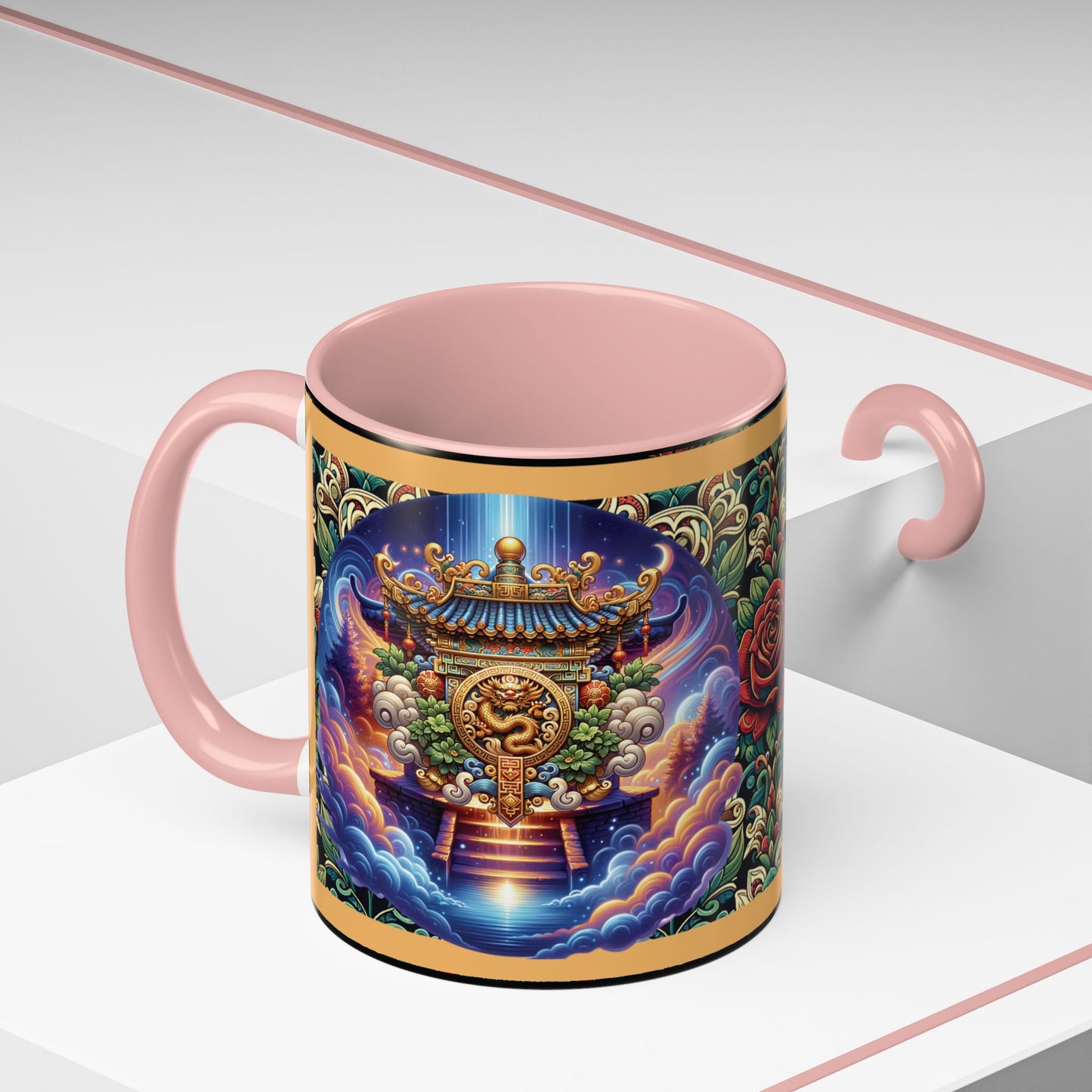 Mug Mystic Temple Rose Coffee Mug 11oz 15oz