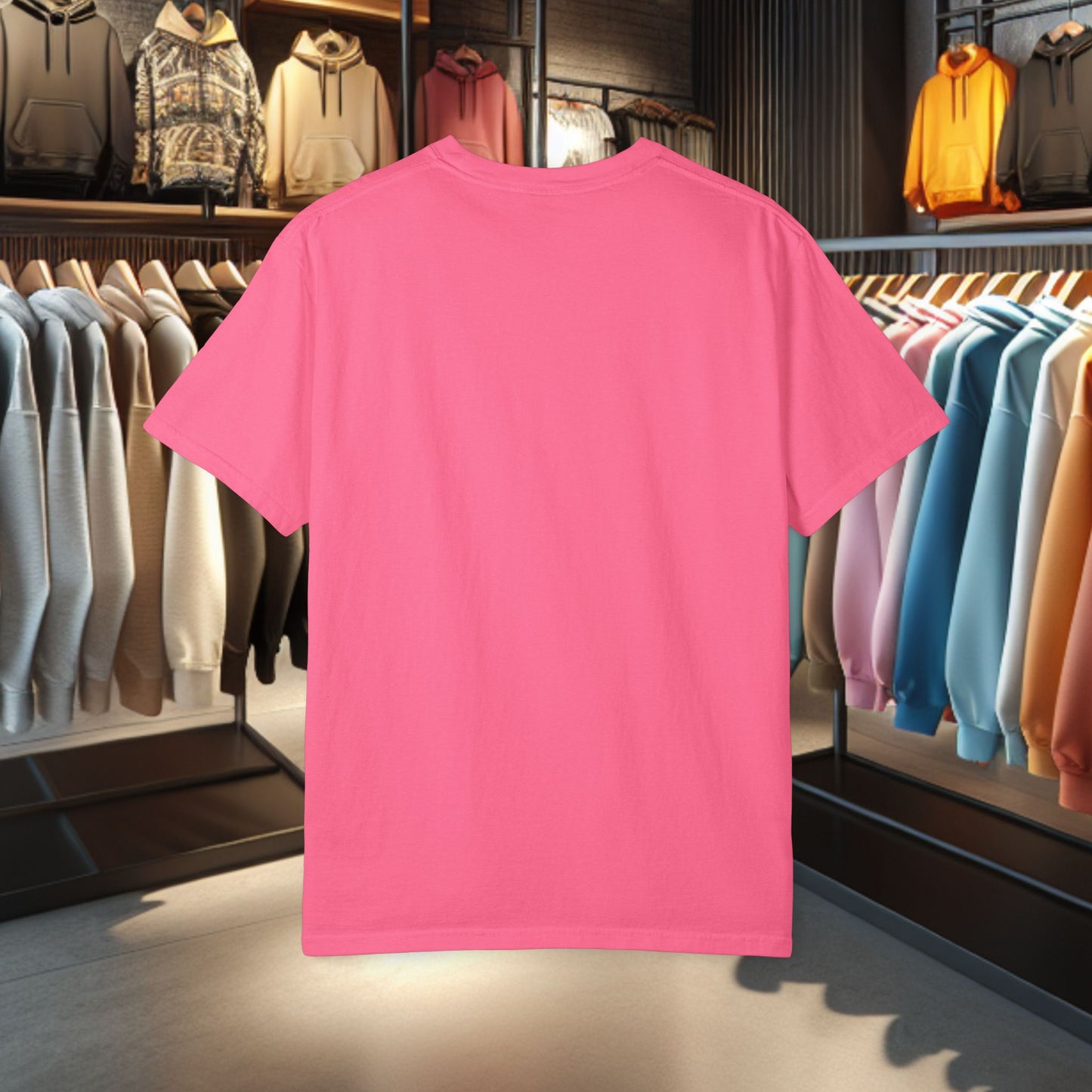 A Vibrant Mistic Temple Design -Unisex Garment-Dyed T-Shirt Perfect for Festivals & Everyday Wear