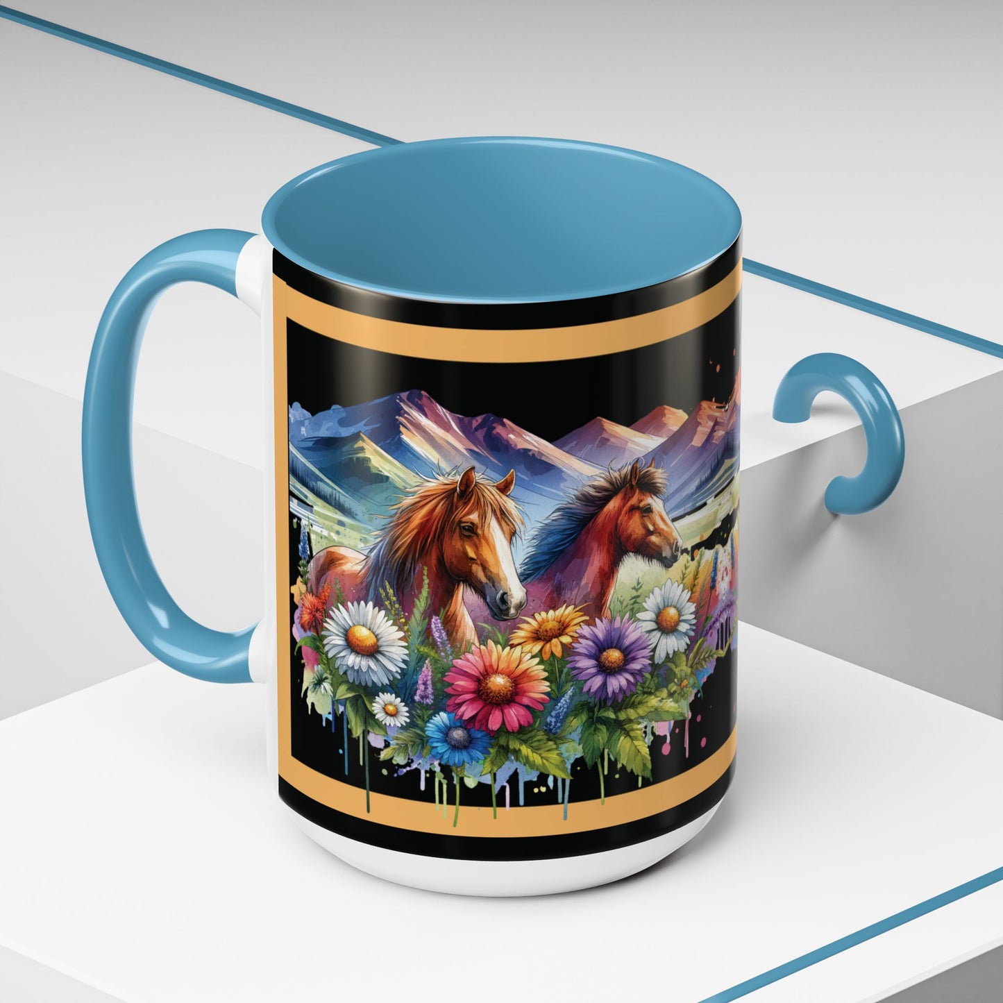 Mug Coffee Wild Horses 11oz 15oz