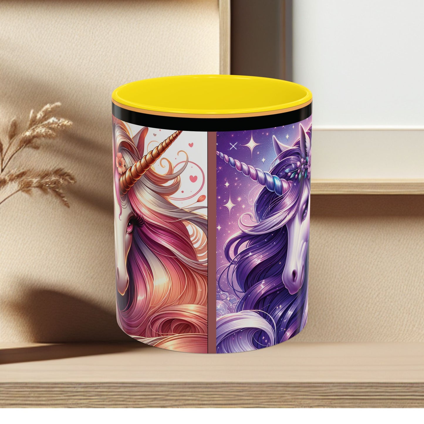 Mug Coffee Unicorns Night and Day - 11oz, 15oz