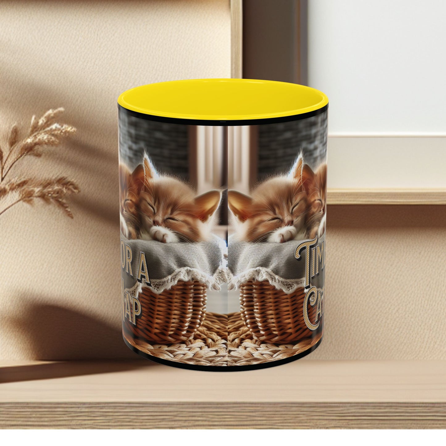 Coffee Mug - Time for a Cat Nap Accent (11, 15oz)