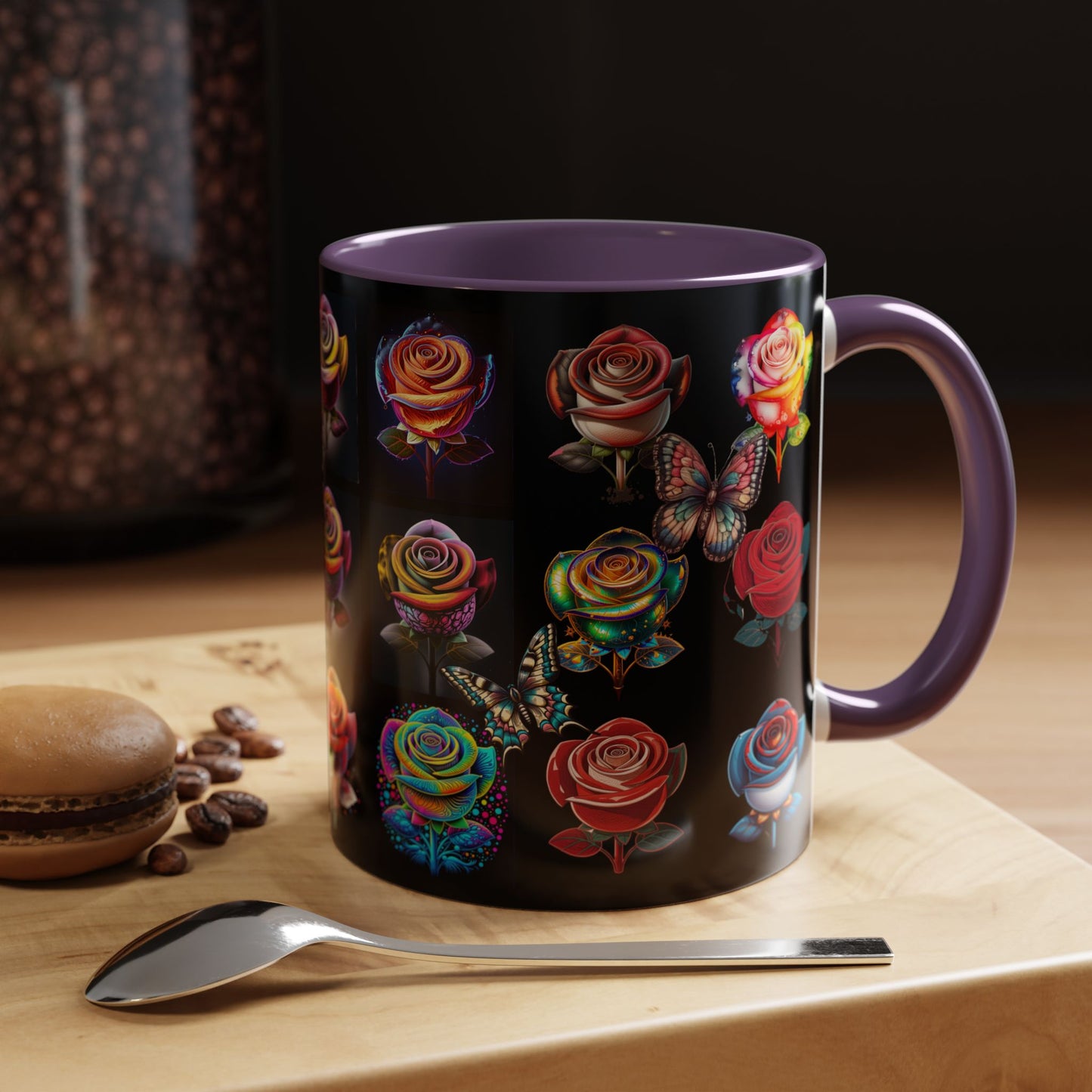 Floral Accent Mug - Perfect Gift for Garden Lovers